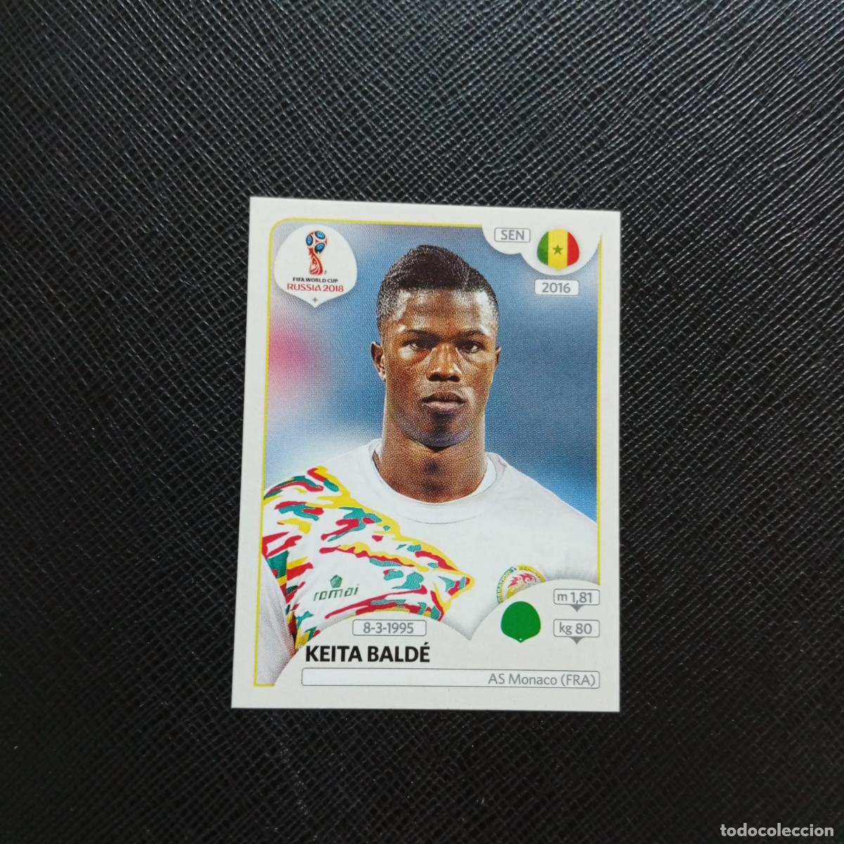 Cromos de f&uacute;tbol: 628 KEITA BALDE SENEGAL PANINI MUNDIAL RUSIA 2018 CROMO FUTBOL 18 - SIN PEGAR - CJ2