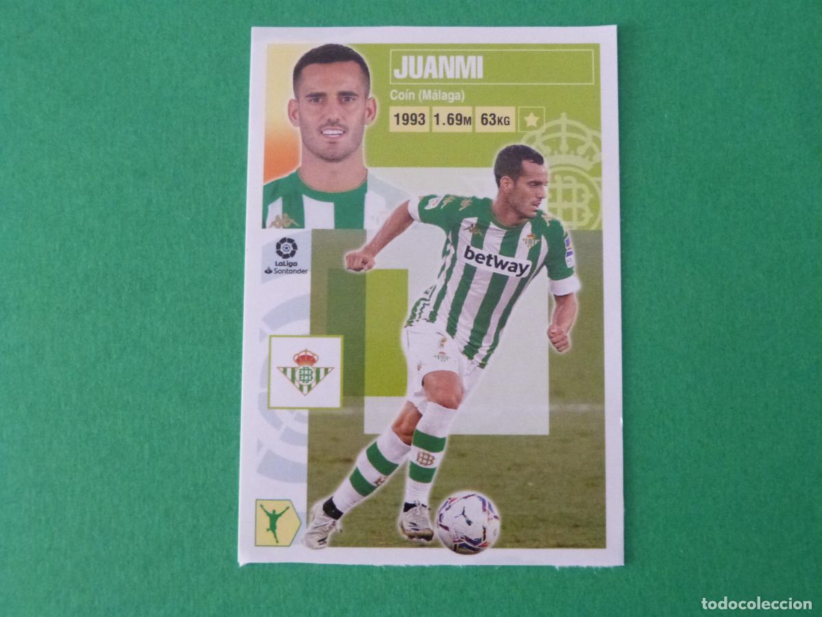 Cromos de f&uacute;tbol: CROMO FUTBOL JUANMI BETIS BALOMPIE SIN PEGAR FICHAJE N&ordm; 6 INVIERNO LIGA ESTE 2020-2021/20-21