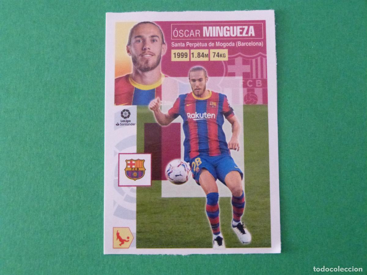 Cromos de f&uacute;tbol: CROMO FUTBOL MINGUEZA F.C. BARCELONA SIN PEGAR FICHAJE N&ordm; 5 INVIERNO LIGA ESTE 2020-2021/20-21