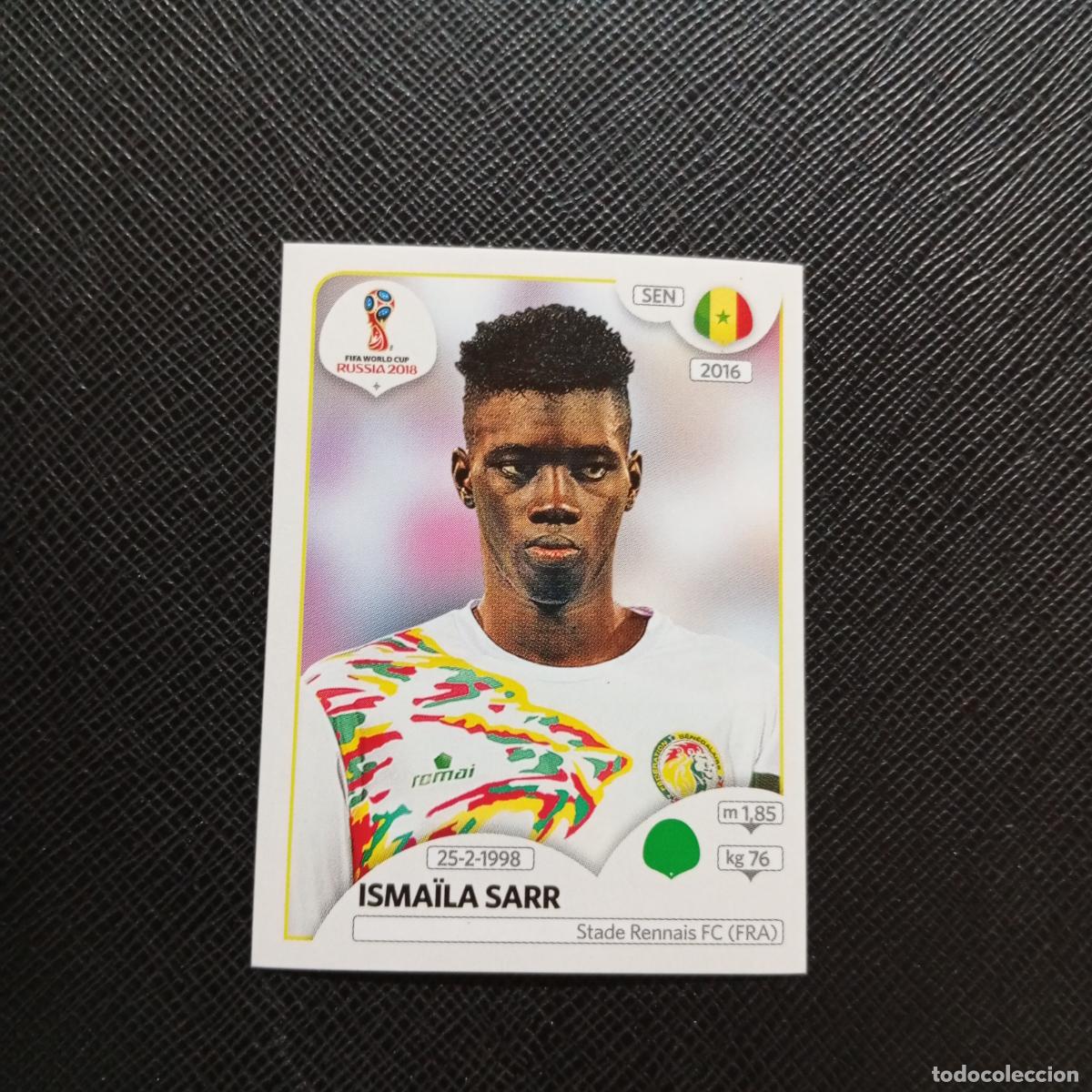 Fu&szlig;ball-Sticker: 630 ISMAILA SARR SENEGAL PANINI MUNDIAL RUSIA 2018 CROMO FUTBOL 18 - SIN PEGAR - CJ2