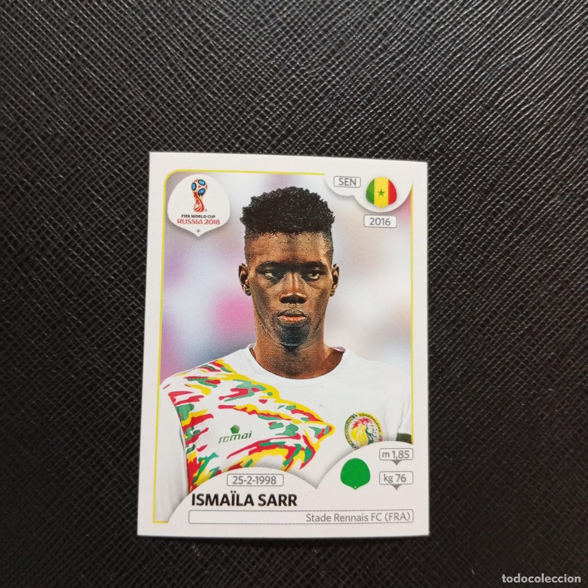 Fu&szlig;ball-Sticker: 630 ISMAILA SARR SENEGAL PANINI MUNDIAL RUSIA 2018 CROMO FUTBOL 18 - SIN PEGAR - CJ2