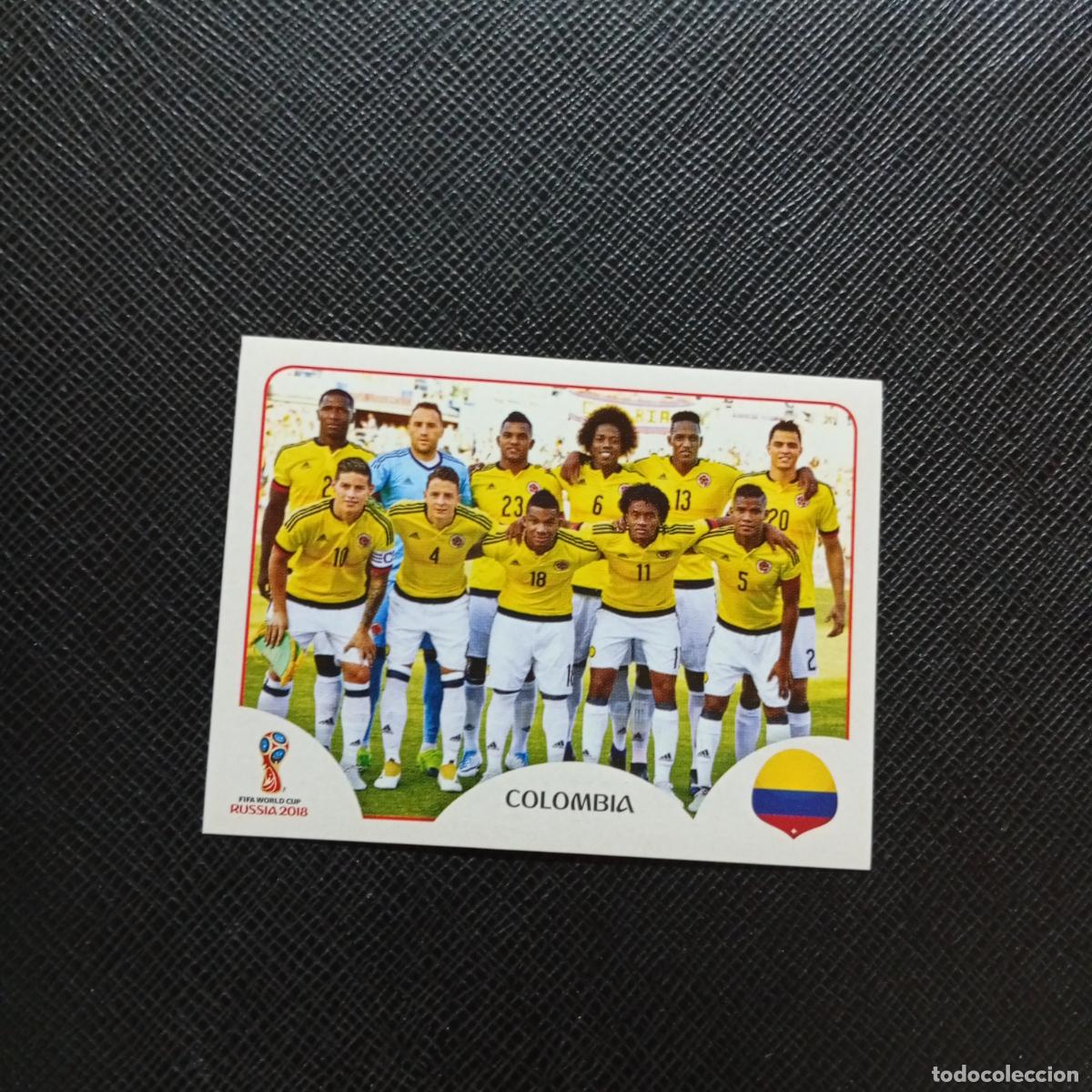 Cromos de f&uacute;tbol: 633 ALINEACION COLOMBIA PANINI MUNDIAL RUSIA 2018 CROMO FUTBOL 18 - SIN PEGAR - CJ2 .....
