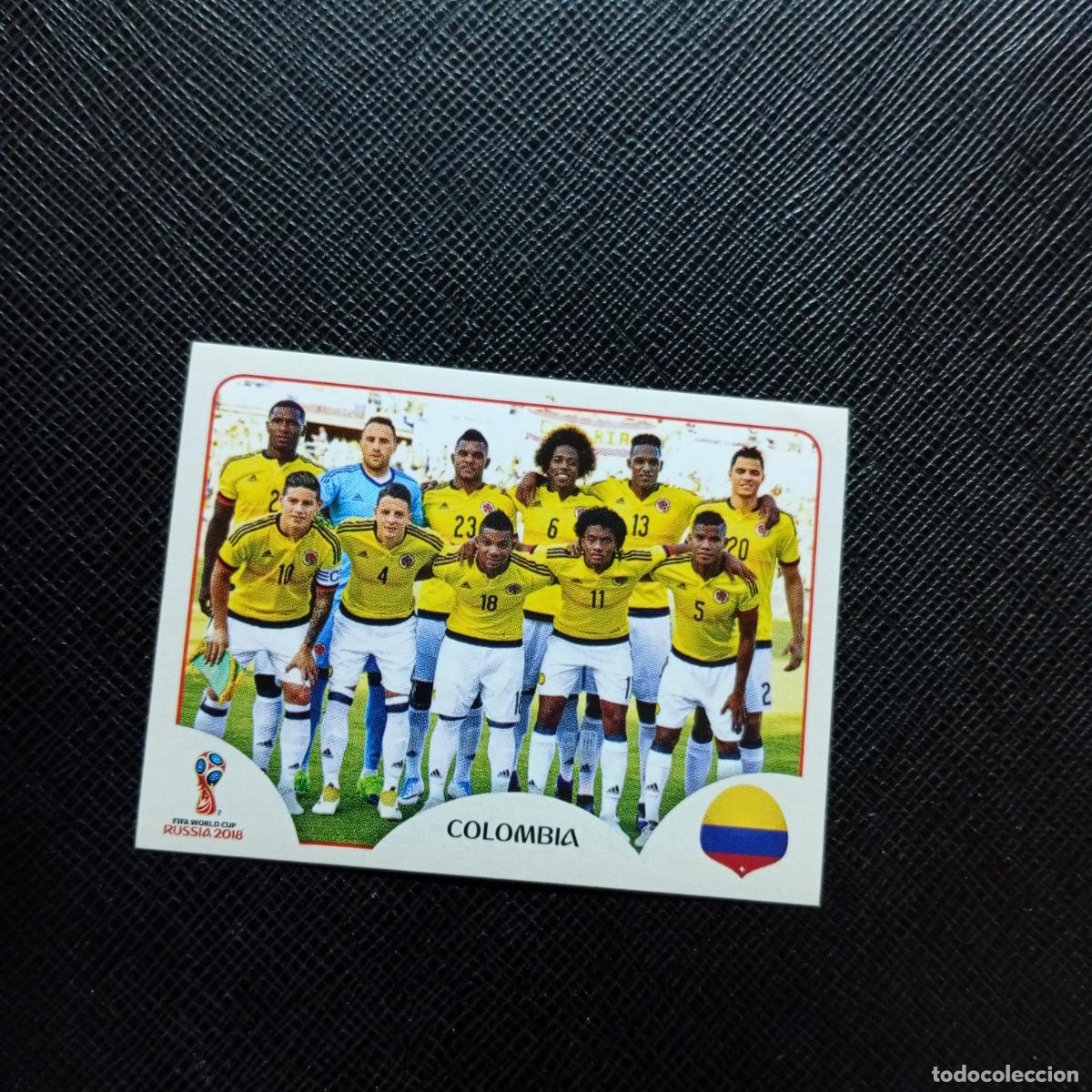 Cromos de f&uacute;tbol: 633 ALINEACION COLOMBIA PANINI MUNDIAL RUSIA 2018 CROMO FUTBOL 18 - SIN PEGAR - CJ2 ......