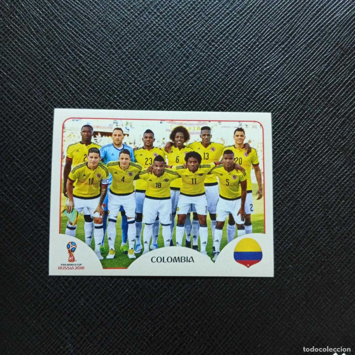 Cromos de f&uacute;tbol: 633 ALINEACION COLOMBIA PANINI MUNDIAL RUSIA 2018 CROMO FUTBOL 18 - SIN PEGAR - CJ2 .......