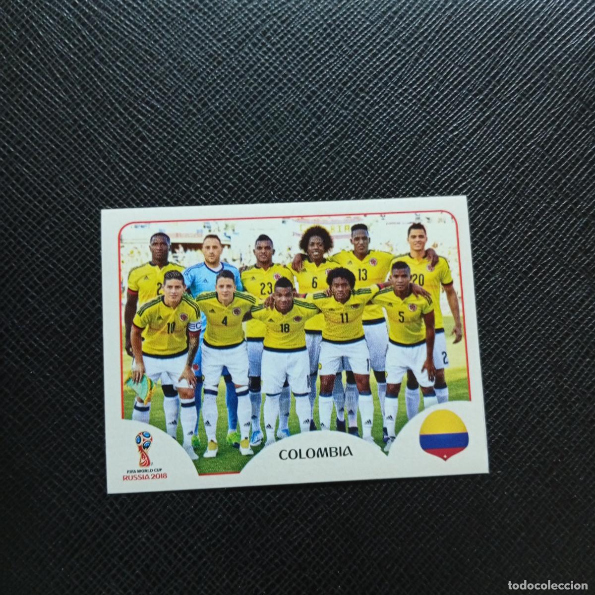 Cromos de f&uacute;tbol: 633 ALINEACION COLOMBIA PANINI MUNDIAL RUSIA 2018 CROMO FUTBOL 18 - SIN PEGAR - CJ2 .......