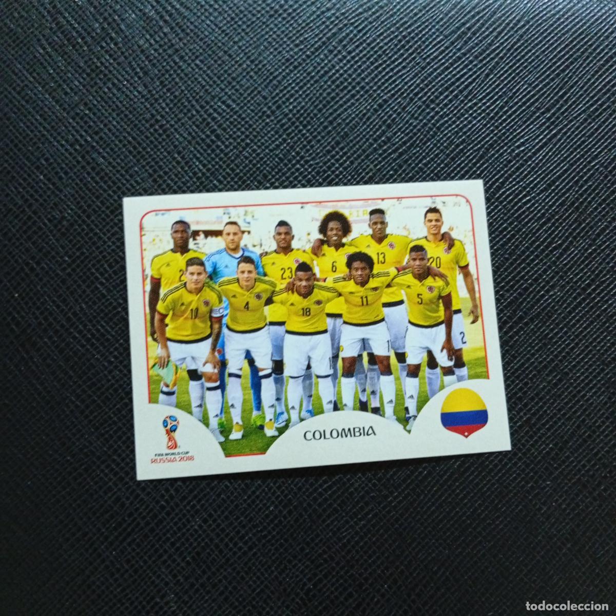 Cromos de f&uacute;tbol: 633 ALINEACION COLOMBIA PANINI MUNDIAL RUSIA 2018 CROMO FUTBOL 18 - SIN PEGAR - CJ2 .......