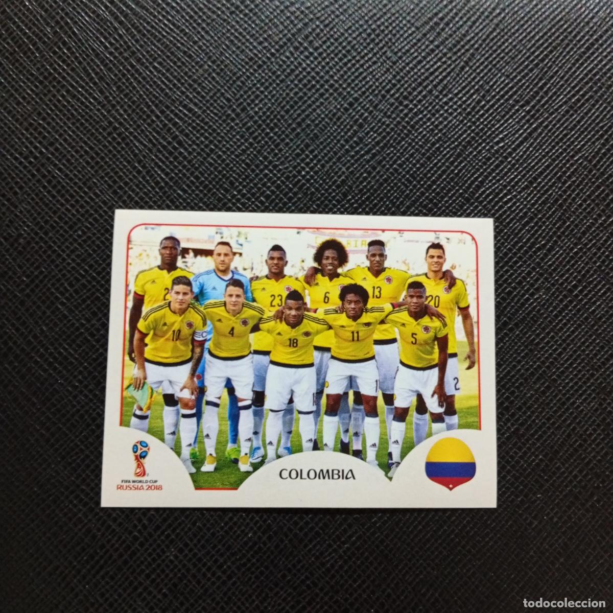 Cromos de f&uacute;tbol: 633 ALINEACION COLOMBIA PANINI MUNDIAL RUSIA 2018 CROMO FUTBOL 18 - SIN PEGAR - CJ2 ........