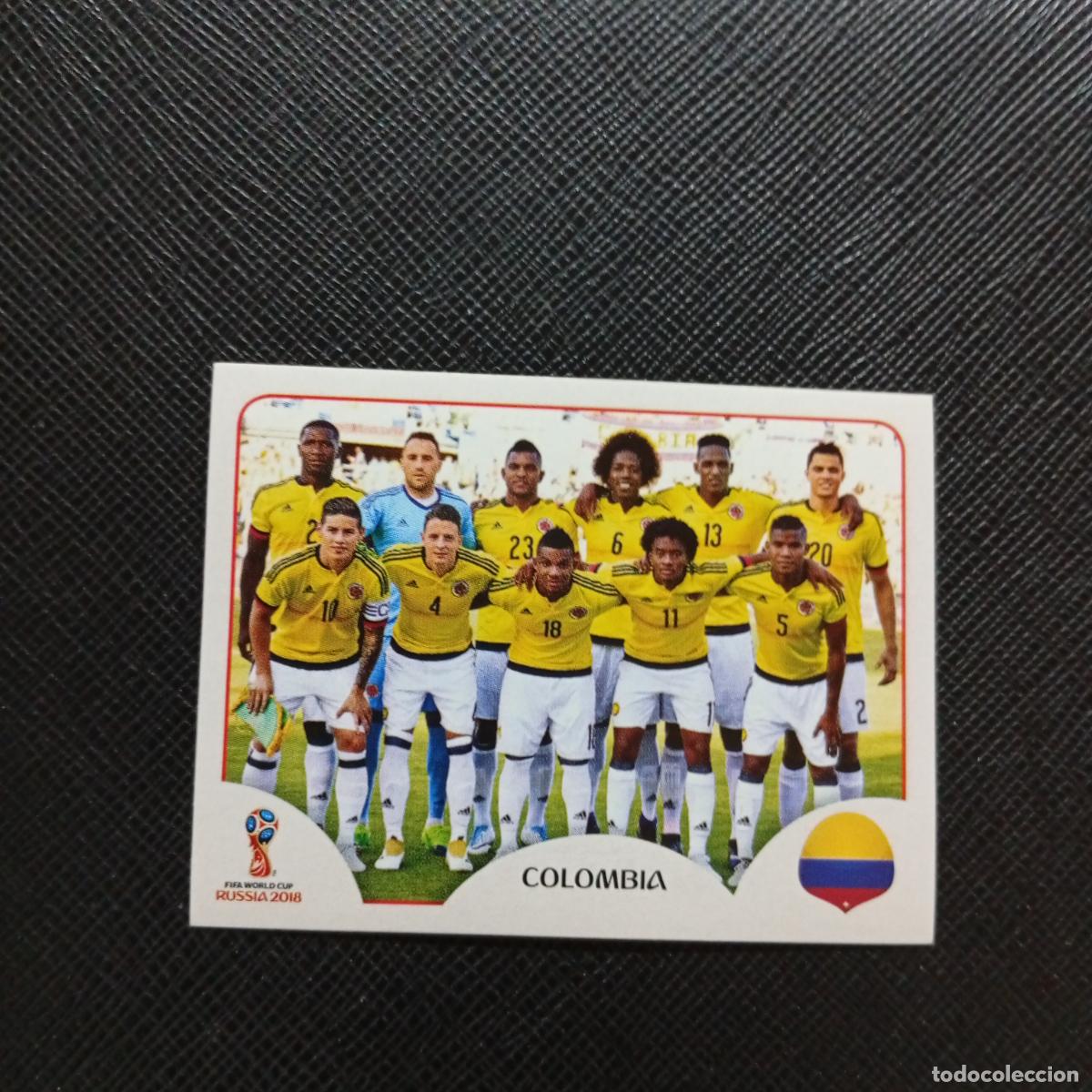 Cromos de f&uacute;tbol: 633 ALINEACION COLOMBIA PANINI MUNDIAL RUSIA 2018 CROMO FUTBOL 18 - SIN PEGAR - CJ2 .........