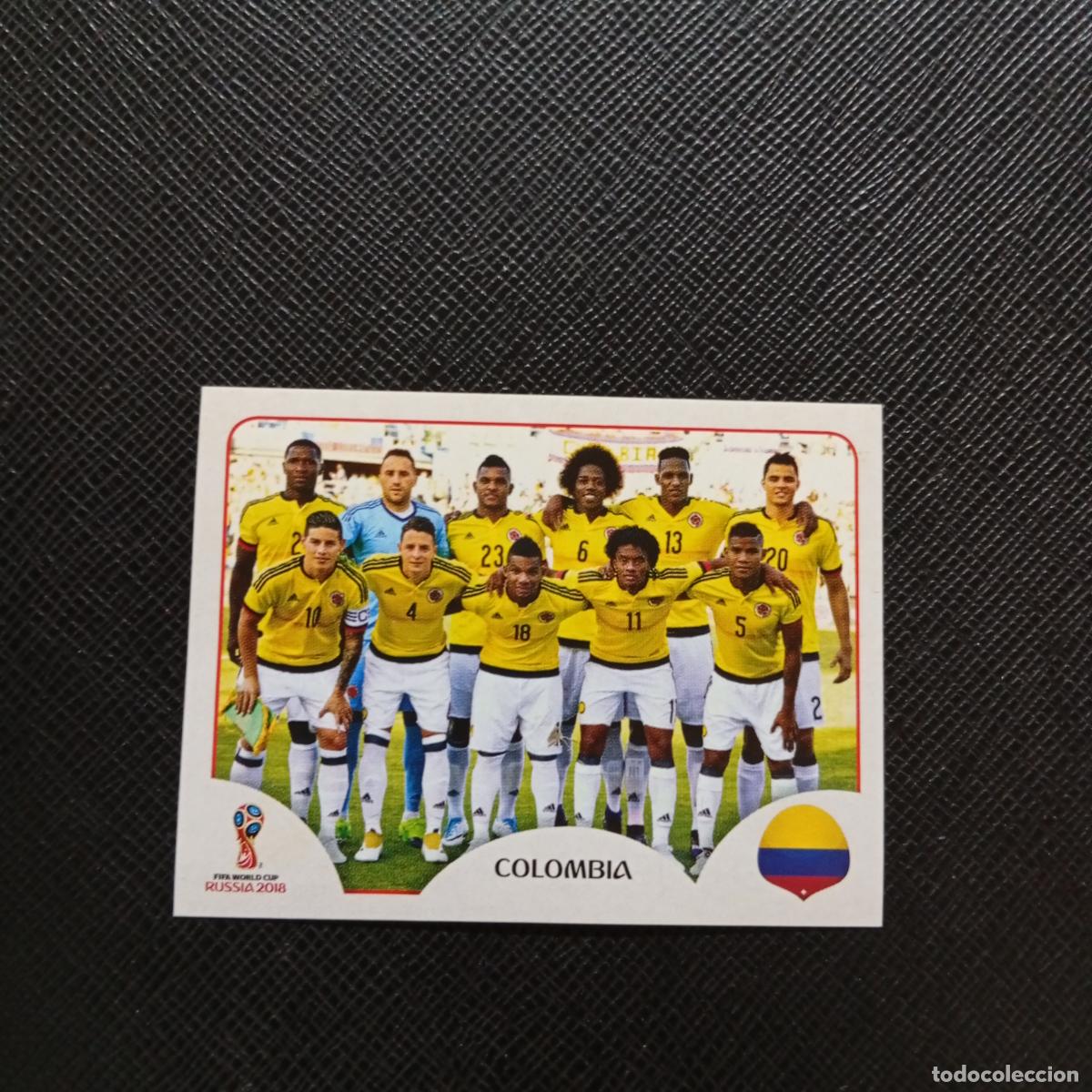 Cromos de f&uacute;tbol: 633 ALINEACION COLOMBIA PANINI MUNDIAL RUSIA 2018 CROMO FUTBOL 18 - SIN PEGAR - CJ2 ..........