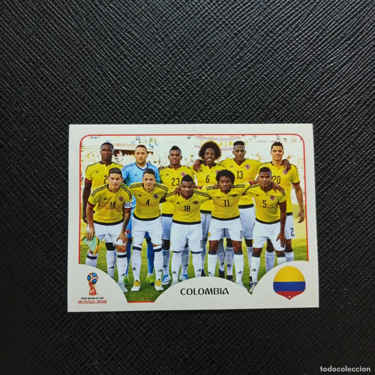 Cromos de f&uacute;tbol: 633 ALINEACION COLOMBIA PANINI MUNDIAL RUSIA 2018 CROMO FUTBOL 18 - SIN PEGAR - CJ2 ..........