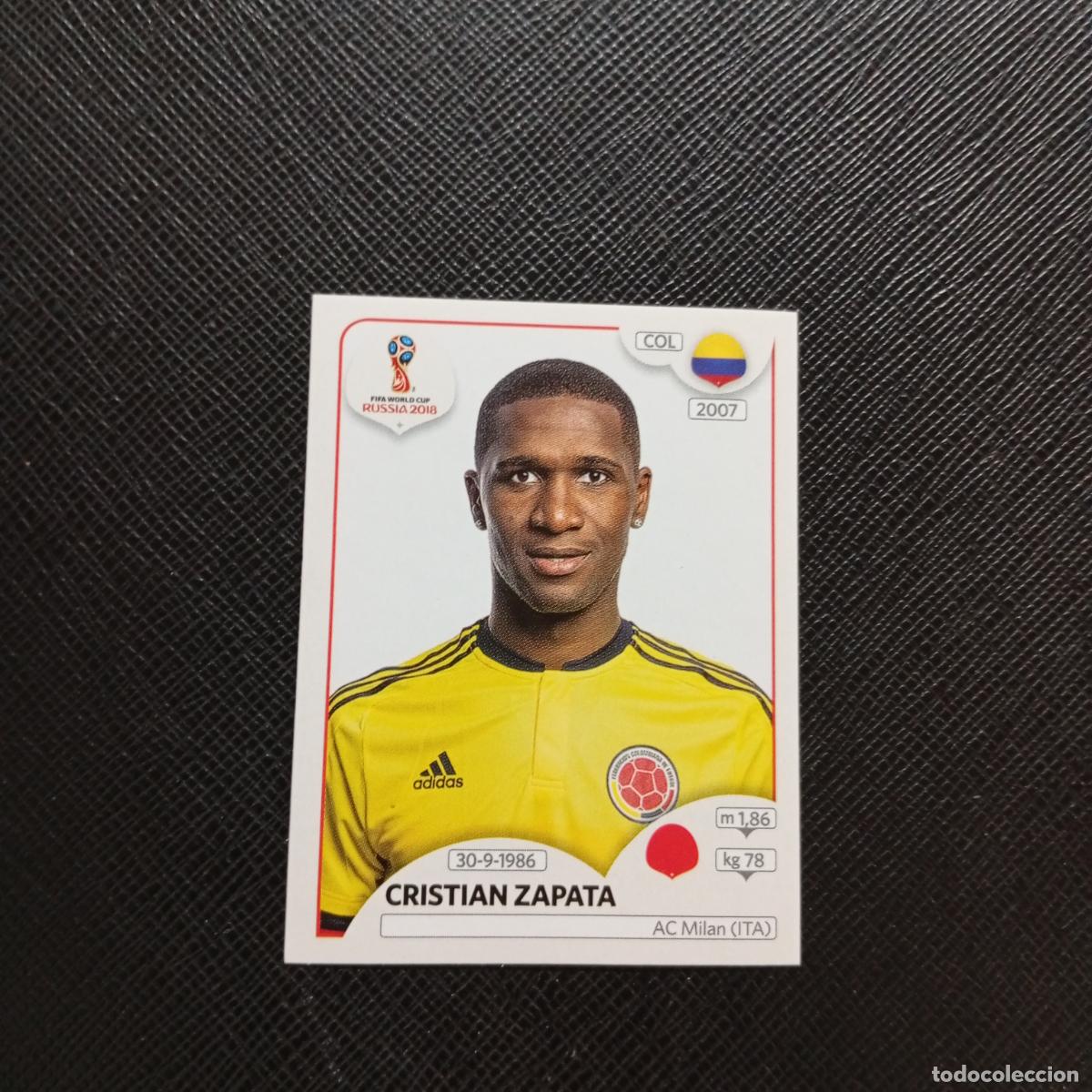 Cromos de f&uacute;tbol: 635 CRISTIAN ZAPATA COLOMBIA PANINI MUNDIAL RUSIA 2018 CROMO FUTBOL 18 - SIN PEGAR - CJ2