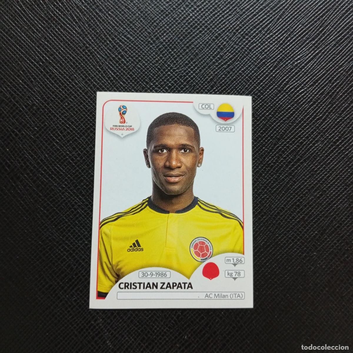 Cromos de f&uacute;tbol: 635 CRISTIAN ZAPATA COLOMBIA PANINI MUNDIAL RUSIA 2018 CROMO FUTBOL 18 - SIN PEGAR - CJ2