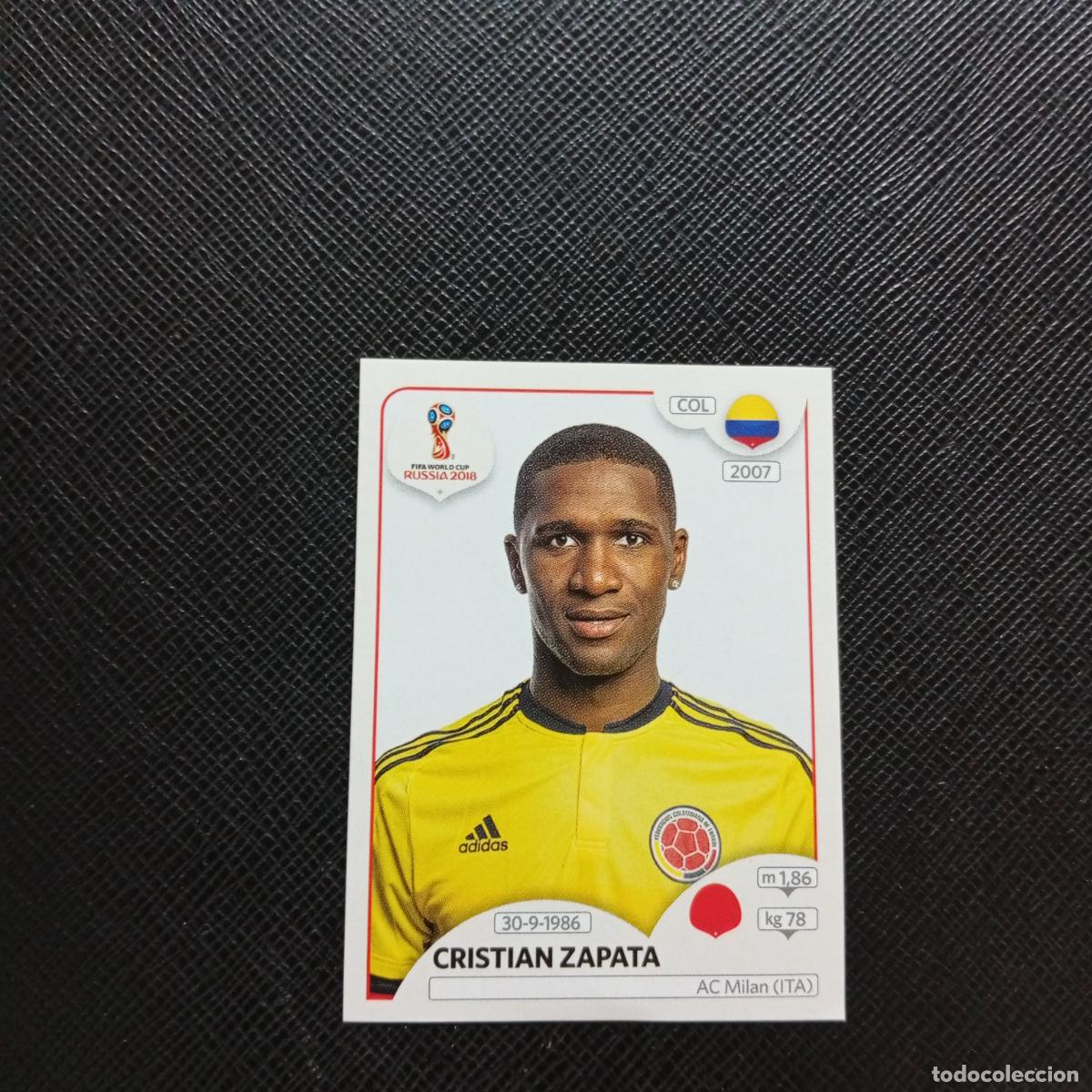 Cromos de f&uacute;tbol: 635 CRISTIAN ZAPATA COLOMBIA PANINI MUNDIAL RUSIA 2018 CROMO FUTBOL 18 - SIN PEGAR - CJ2 .
