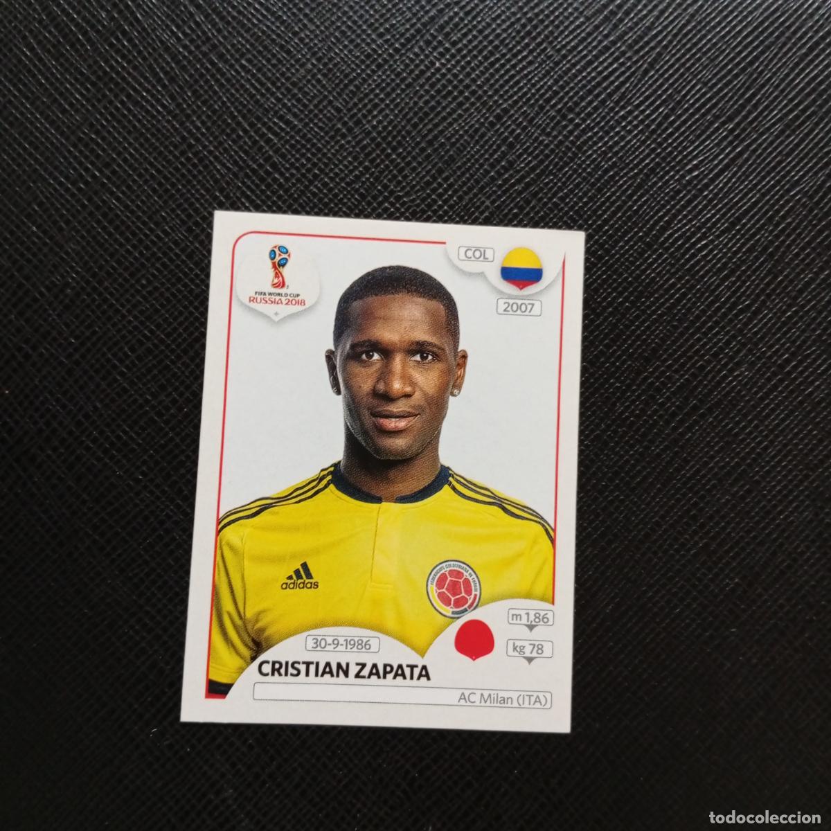 Cromos de f&uacute;tbol: 635 CRISTIAN ZAPATA COLOMBIA PANINI MUNDIAL RUSIA 2018 CROMO FUTBOL 18 - SIN PEGAR - CJ2 ..