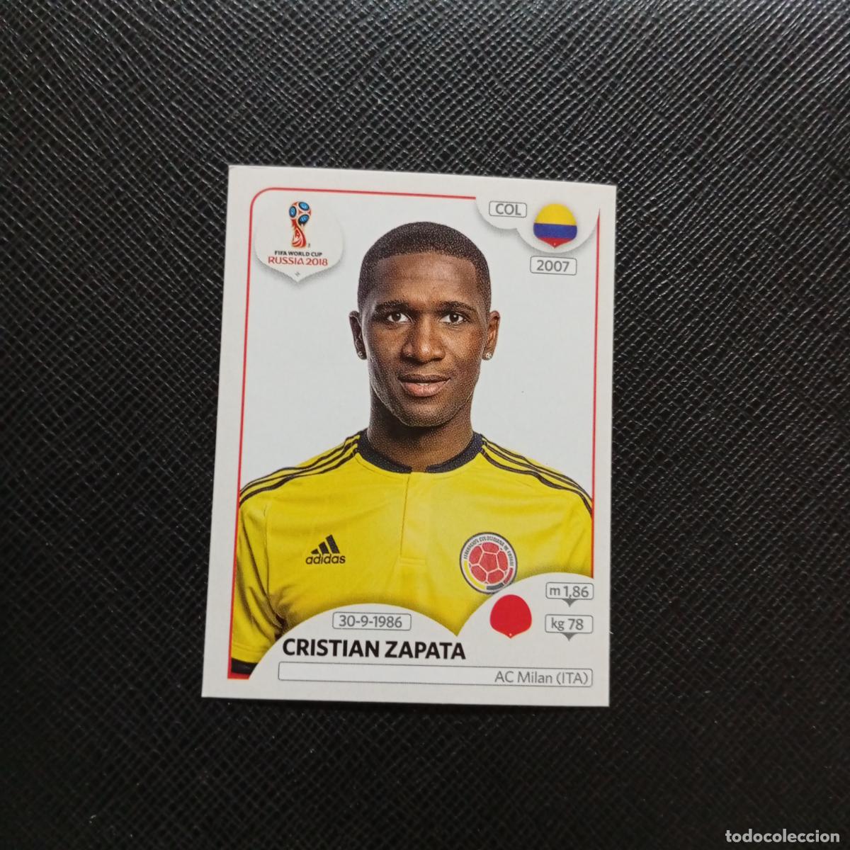 Cromos de f&uacute;tbol: 635 CRISTIAN ZAPATA COLOMBIA PANINI MUNDIAL RUSIA 2018 CROMO FUTBOL 18 - SIN PEGAR - CJ2 ..