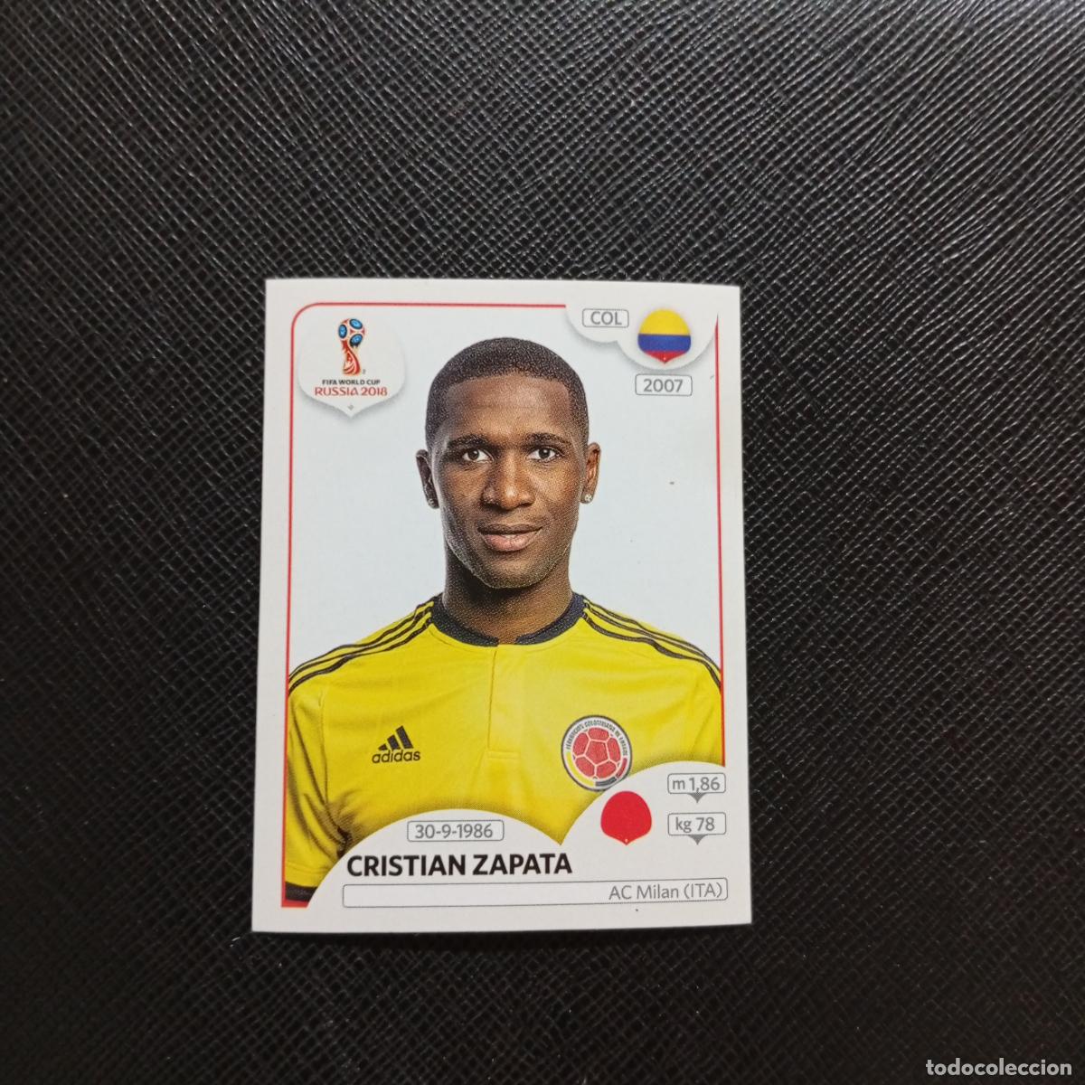 Cromos de f&uacute;tbol: 635 CRISTIAN ZAPATA COLOMBIA PANINI MUNDIAL RUSIA 2018 CROMO FUTBOL 18 - SIN PEGAR - CJ2 ....
