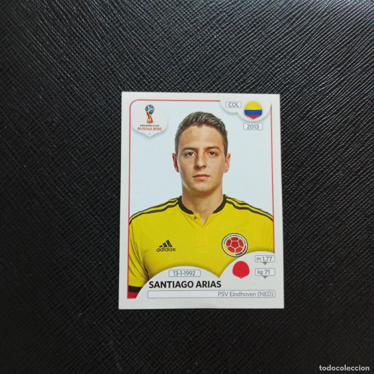 Cromos de f&uacute;tbol: 636 SANTAIGO ARIAS COLOMBIA PANINI MUNDIAL RUSIA 2018 CROMO FUTBOL 18 - SIN PEGAR - CJ2