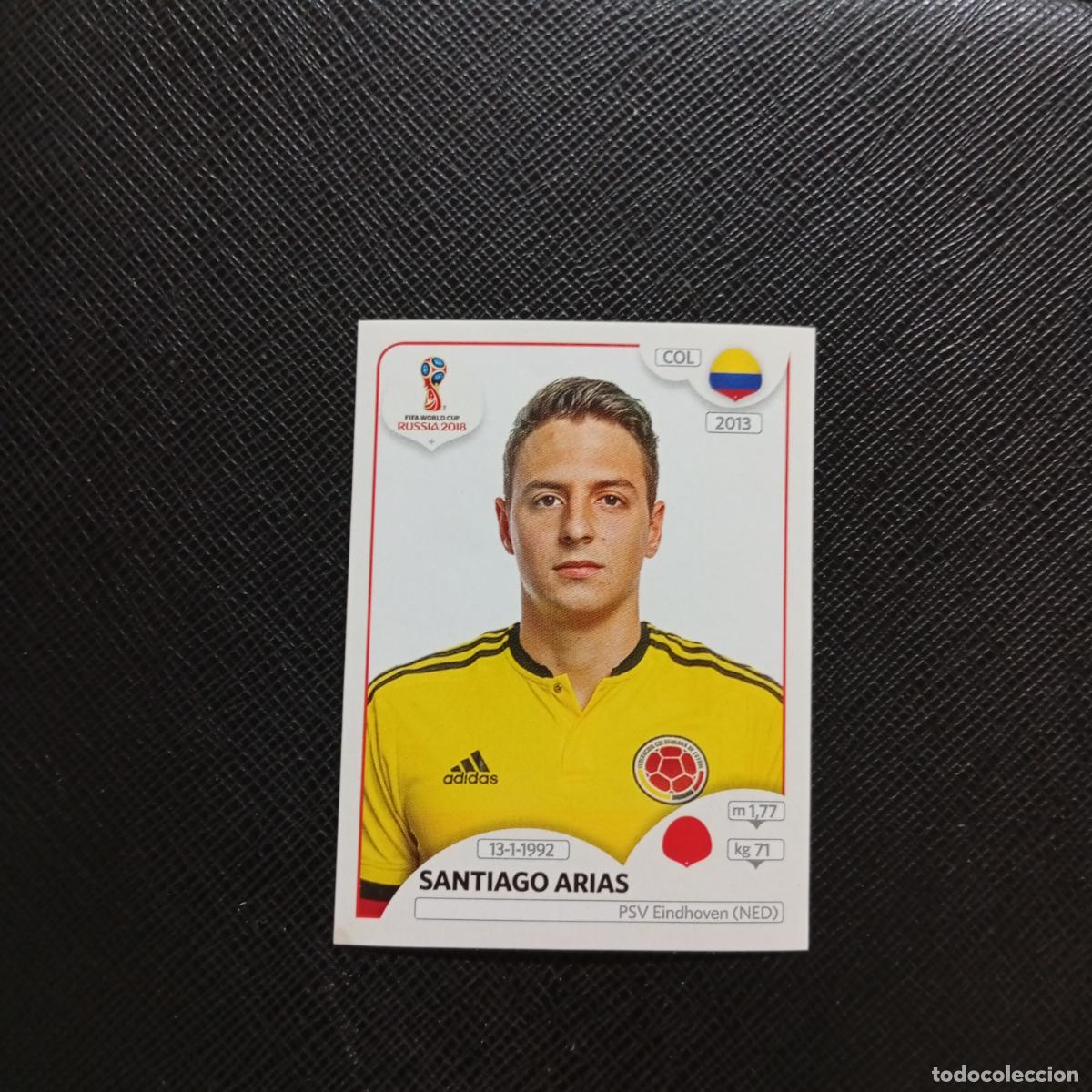 Cromos de f&uacute;tbol: 636 SANTAIGO ARIAS COLOMBIA PANINI MUNDIAL RUSIA 2018 CROMO FUTBOL 18 - SIN PEGAR - CJ2 .