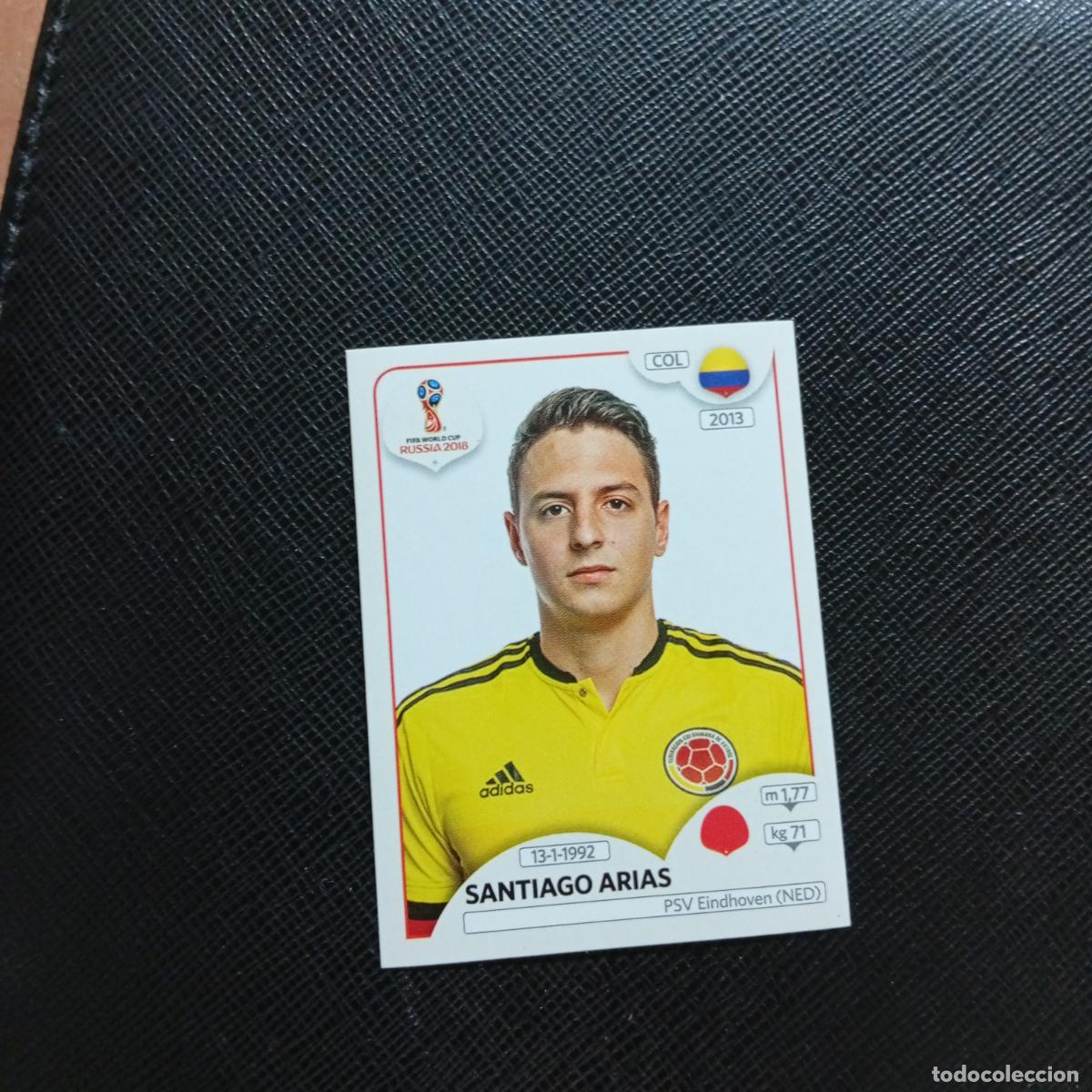 Cromos de f&uacute;tbol: 636 SANTAIGO ARIAS COLOMBIA PANINI MUNDIAL RUSIA 2018 CROMO FUTBOL 18 - SIN PEGAR - CJ2 .....