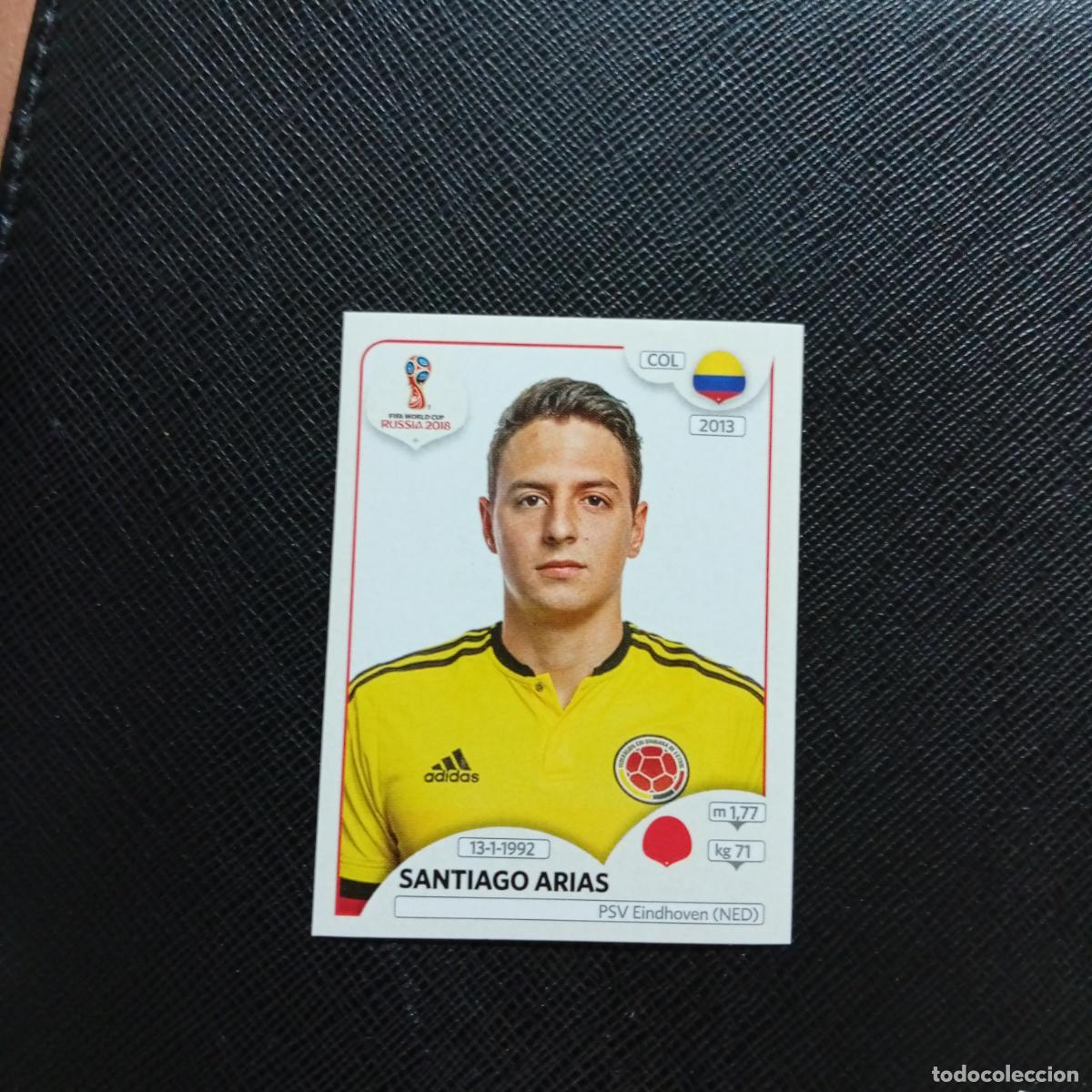 Cromos de f&uacute;tbol: 636 SANTAIGO ARIAS COLOMBIA PANINI MUNDIAL RUSIA 2018 CROMO FUTBOL 18 - SIN PEGAR - CJ2 ......