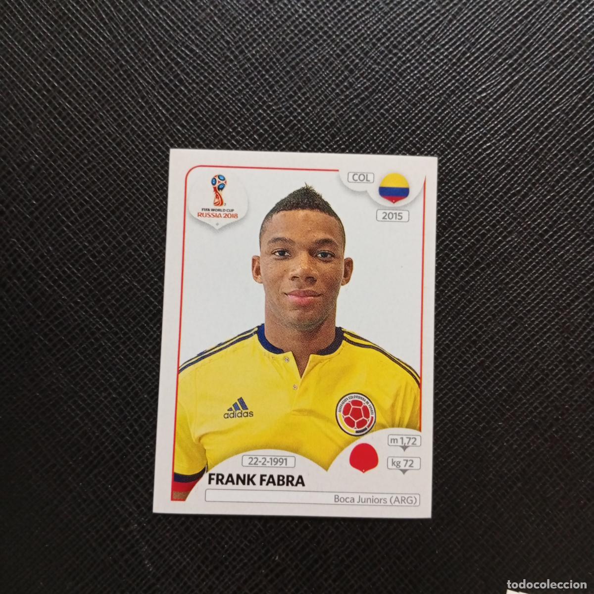 Cromos de f&uacute;tbol: 637 FRANK FABRA COLOMBIA PANINI MUNDIAL RUSIA 2018 CROMO FUTBOL 18 - SIN PEGAR - CJ2 ...