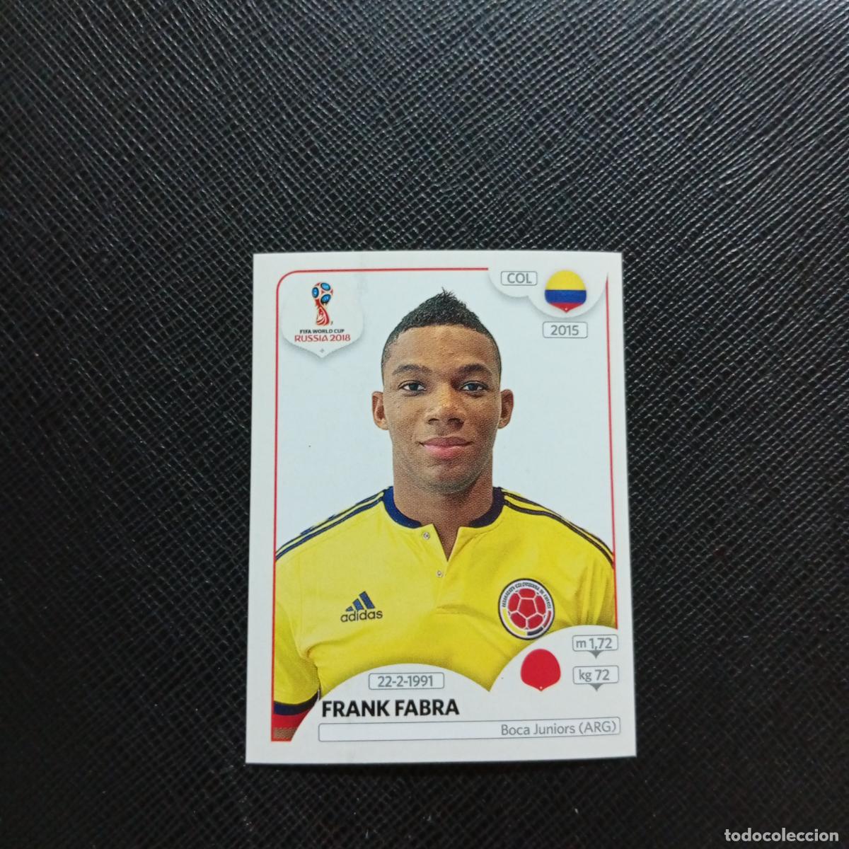 Cromos de f&uacute;tbol: 637 FRANK FABRA COLOMBIA PANINI MUNDIAL RUSIA 2018 CROMO FUTBOL 18 - SIN PEGAR - CJ2 ...