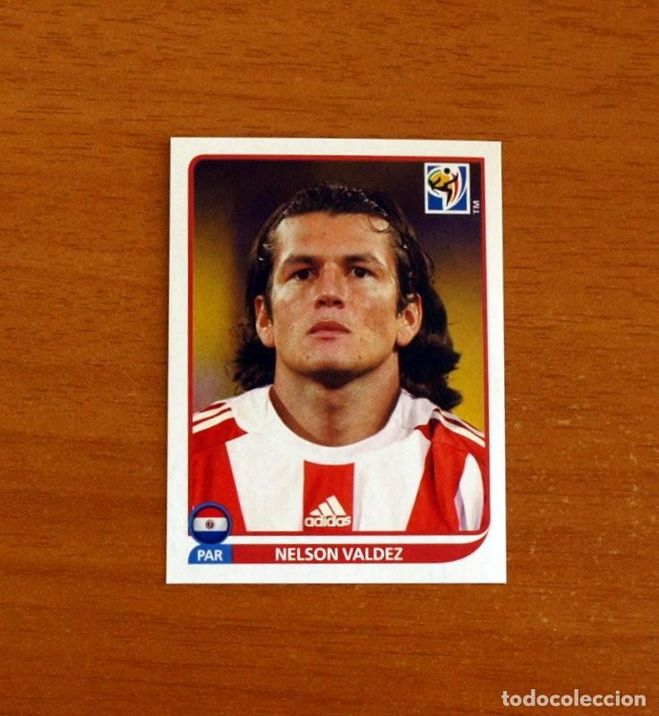 Cromos de f&uacute;tbol: Paraguay -N&ordm; 445 Nelson Valdez -Mundial South Africa 2010 FIFA World Cup-Panini -Nunca Pegado