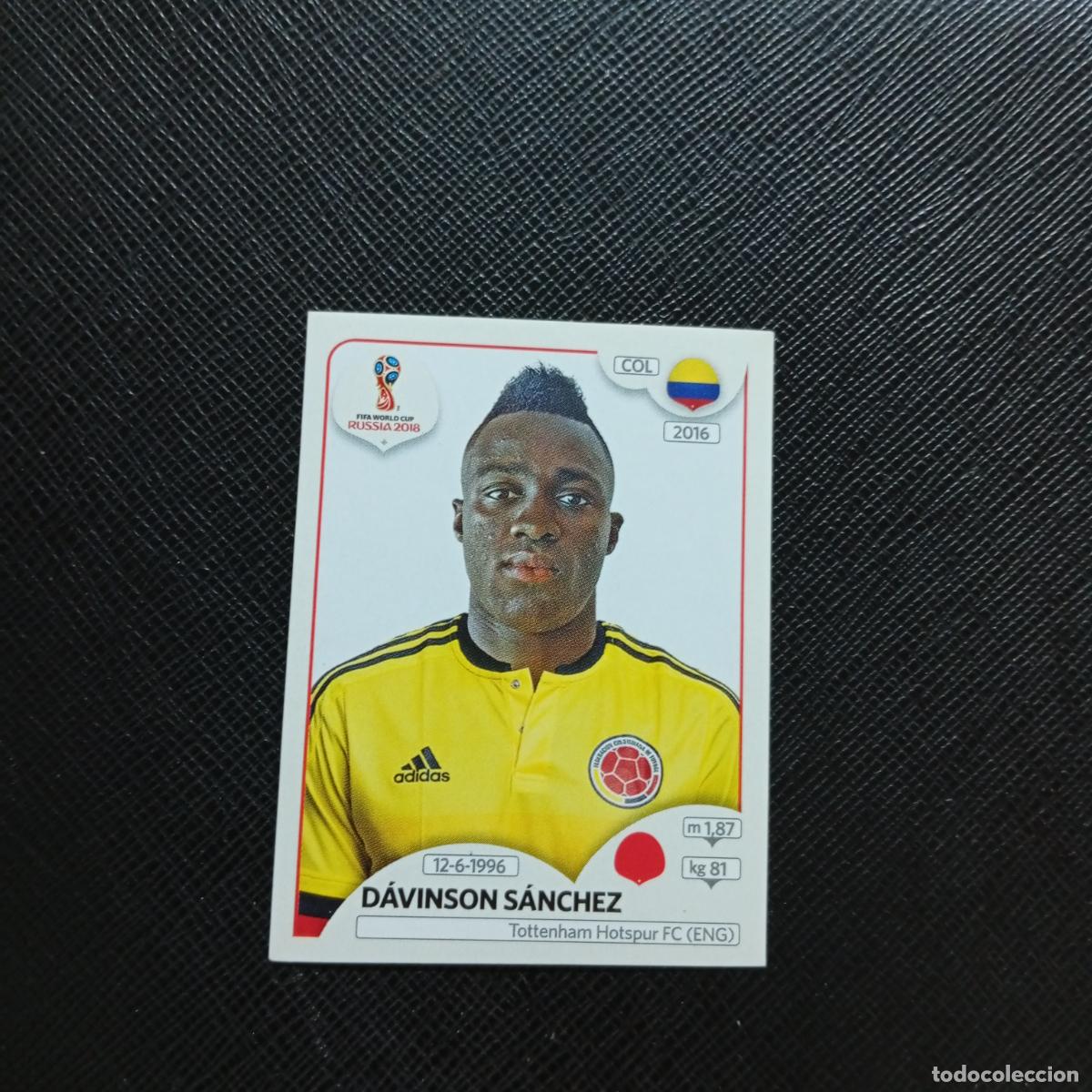 Cromos de f&uacute;tbol: 638 DAVISON SANCHEZ COLOMBIA PANINI MUNDIAL RUSIA 2018 CROMO FUTBOL 18 - SIN PEGAR - CJ2