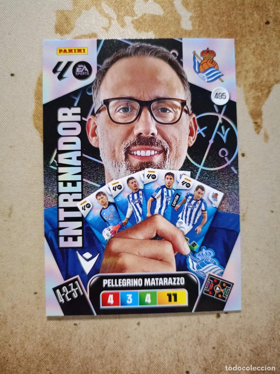 Cartes &agrave; collectionner de Football: Entrenador 495 PELLEGRINO MATARAZZO Adrenalyn 2025-26