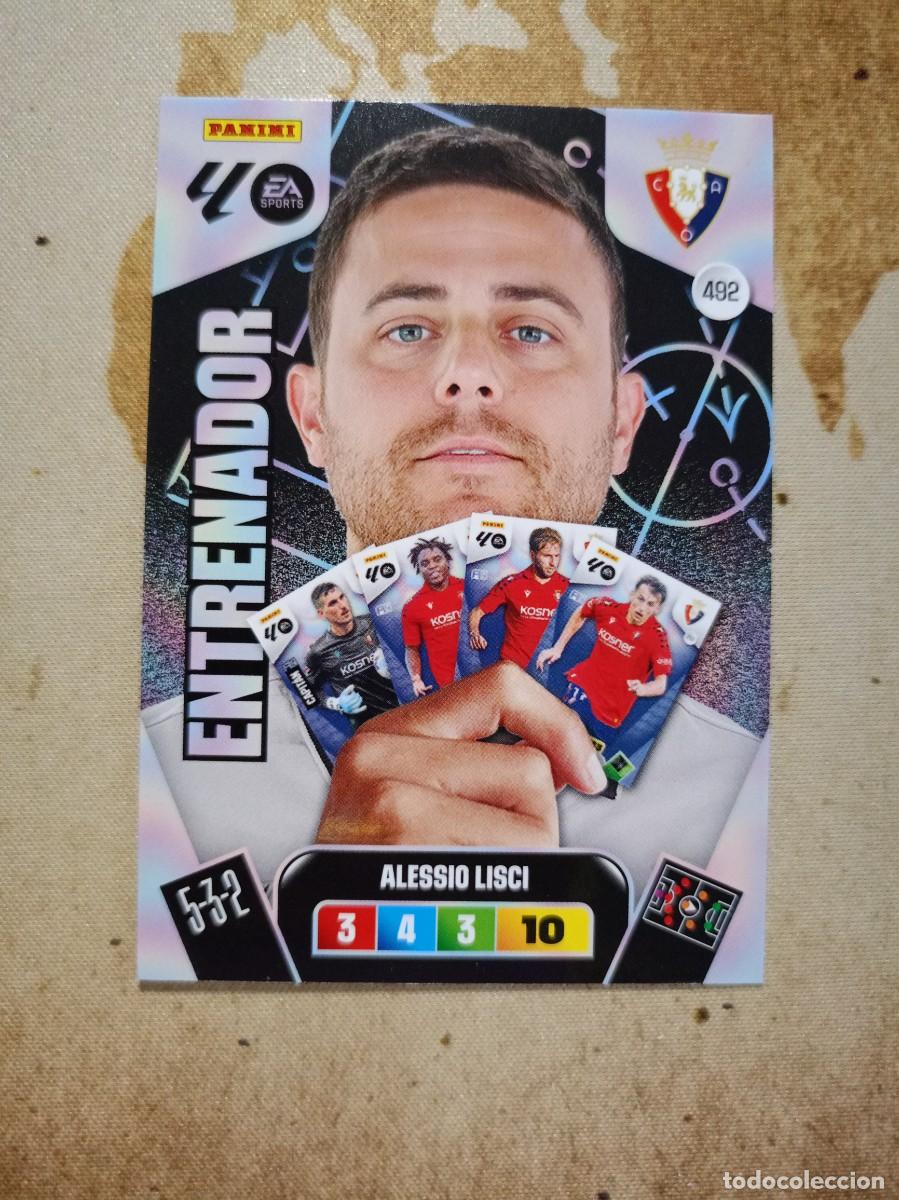 Figurine di Calcio: Entrenador 492 ALESIO LISCI Adrenalyn 2025-26