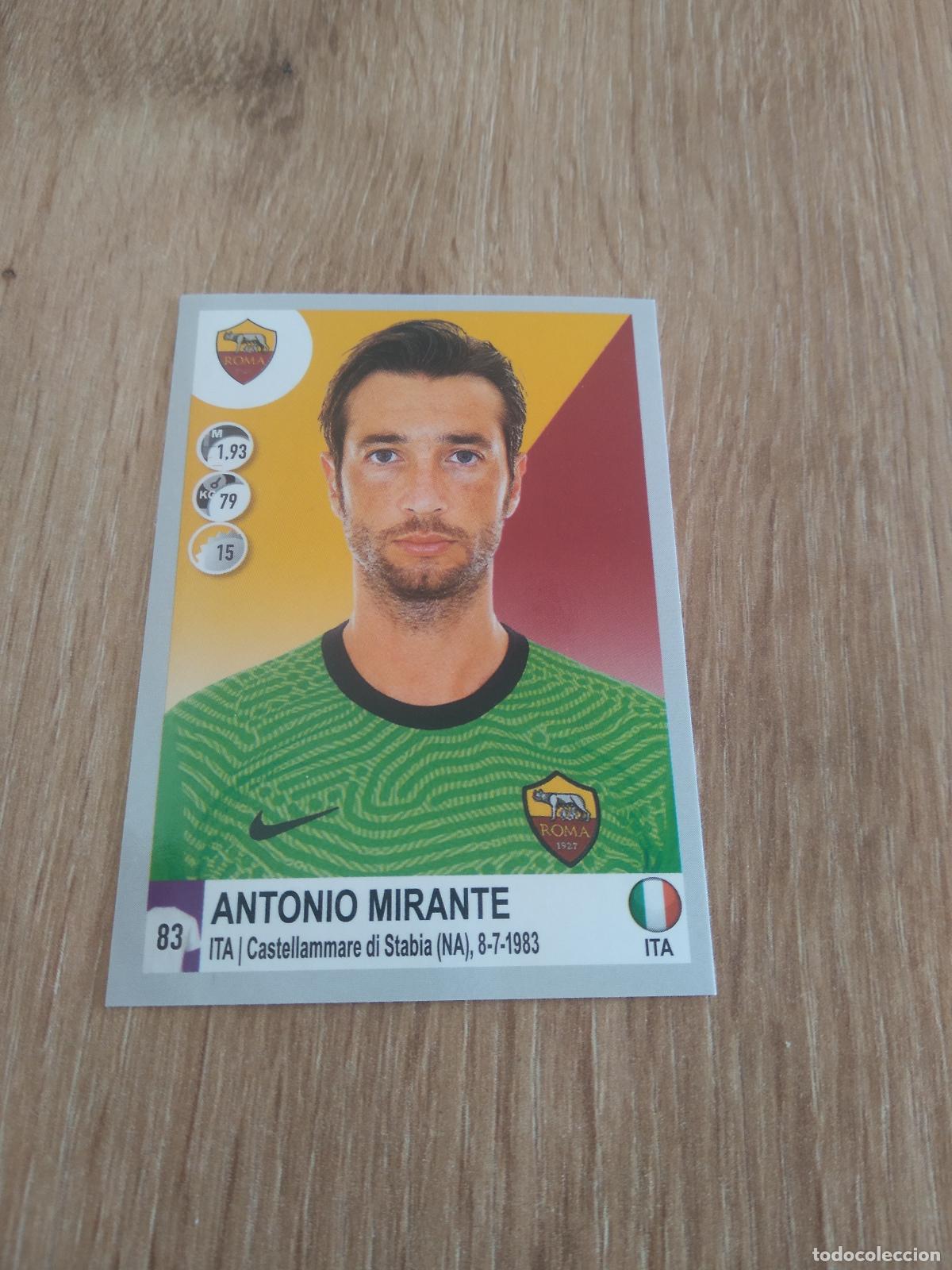 Figurine di Calcio: 402 ANTONIO MIRANTE ROMA CROMO FUTBOL PANINI LIGA ITALIA 20-21 CALCIATORI 2020-2021