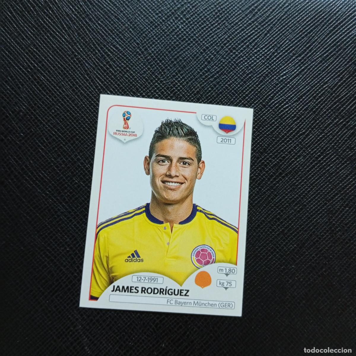 Cromos de Futebol: 643 JAMES RODRIGUEZ COLOMBIA PANINI MUNDIAL RUSIA 2018 CROMO FUTBOL 18 - SIN PEGAR - CJ2