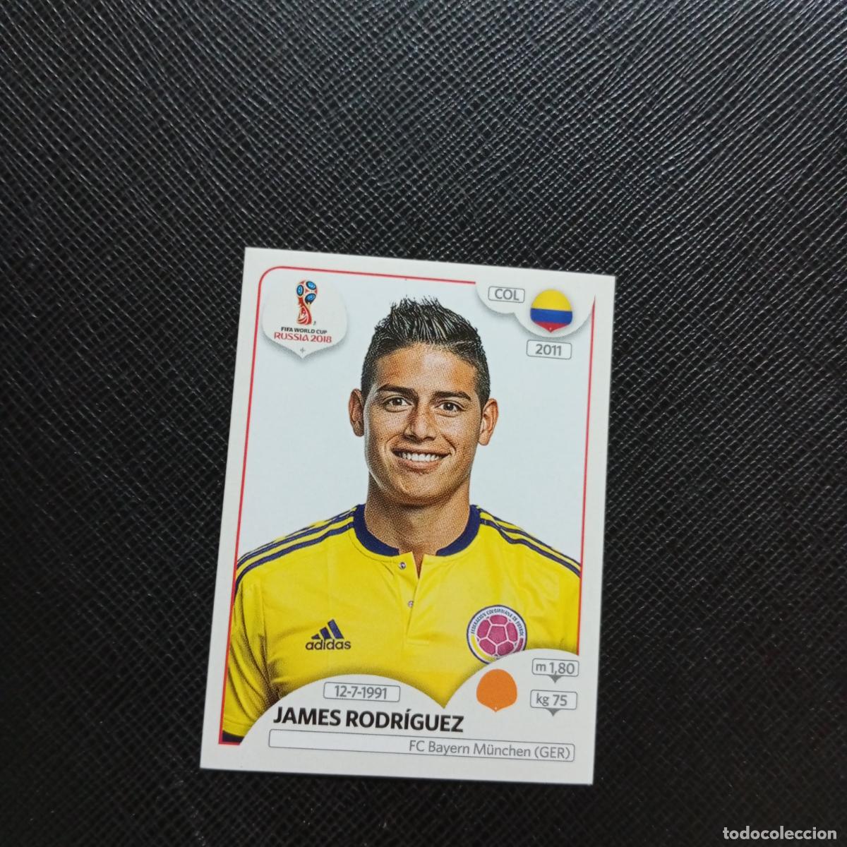 Cromos de Futebol: 643 JAMES RODRIGUEZ COLOMBIA PANINI MUNDIAL RUSIA 2018 CROMO FUTBOL 18 - SIN PEGAR - CJ2