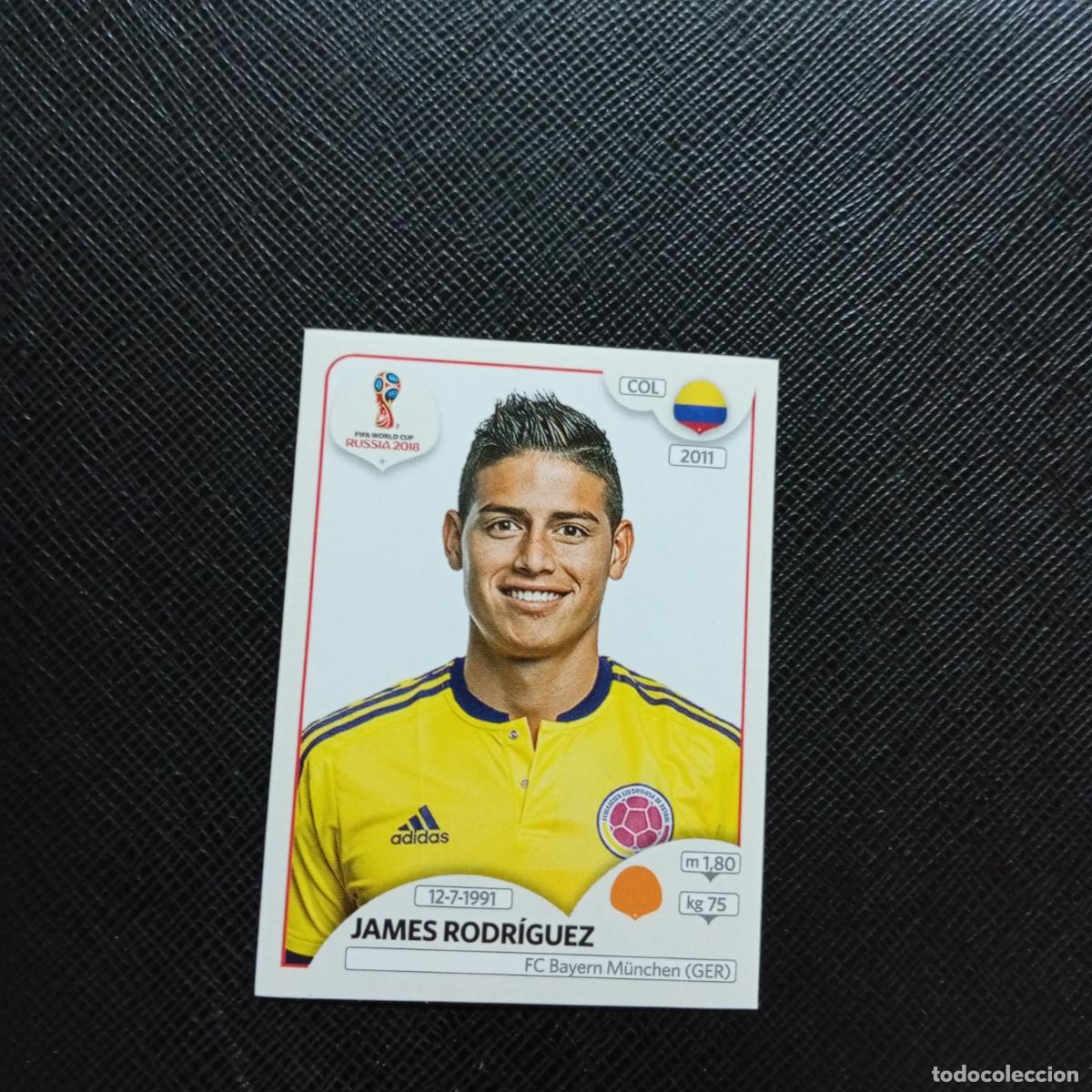 Cromos de Futebol: 643 JAMES RODRIGUEZ COLOMBIA PANINI MUNDIAL RUSIA 2018 CROMO FUTBOL 18 - SIN PEGAR - CJ2 .
