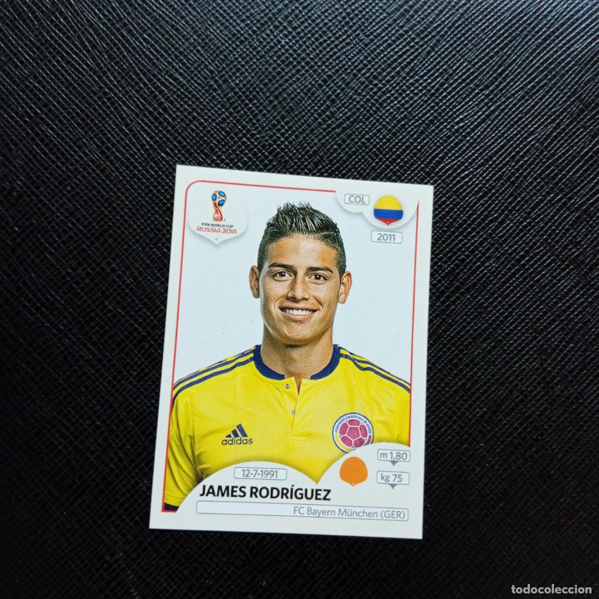 Cromos de Futebol: 643 JAMES RODRIGUEZ COLOMBIA PANINI MUNDIAL RUSIA 2018 CROMO FUTBOL 18 - SIN PEGAR - CJ2 ..