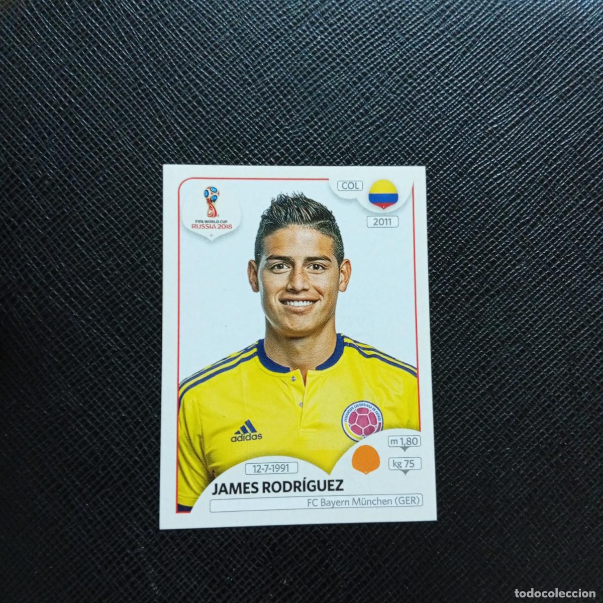 Cromos de Futebol: 643 JAMES RODRIGUEZ COLOMBIA PANINI MUNDIAL RUSIA 2018 CROMO FUTBOL 18 - SIN PEGAR - CJ2 ....