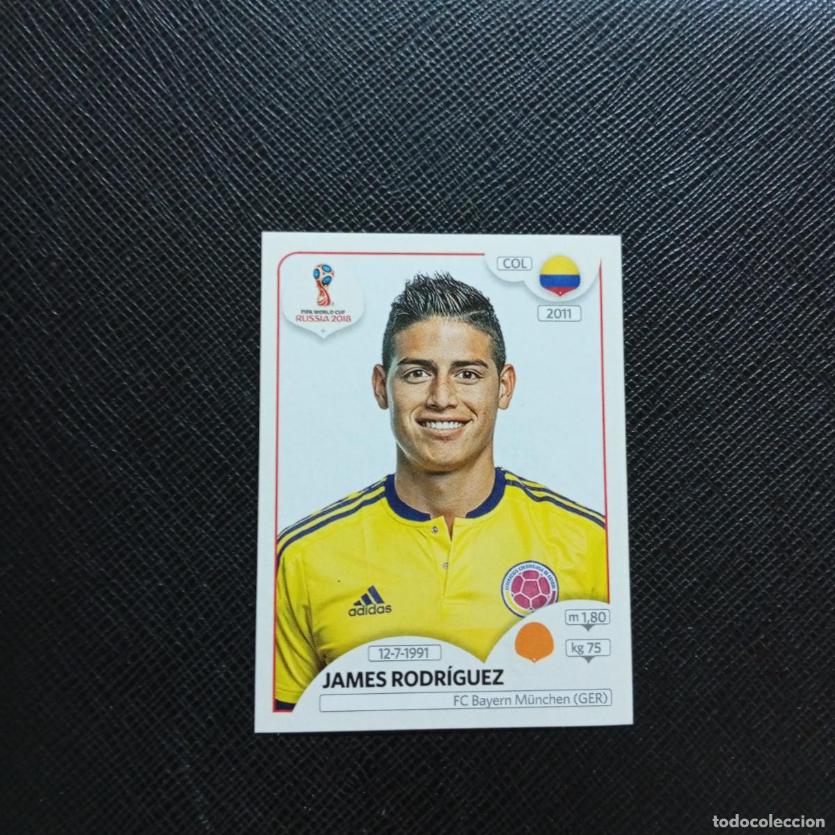 Cromos de Futebol: 643 JAMES RODRIGUEZ COLOMBIA PANINI MUNDIAL RUSIA 2018 CROMO FUTBOL 18 - SIN PEGAR - CJ2 .....