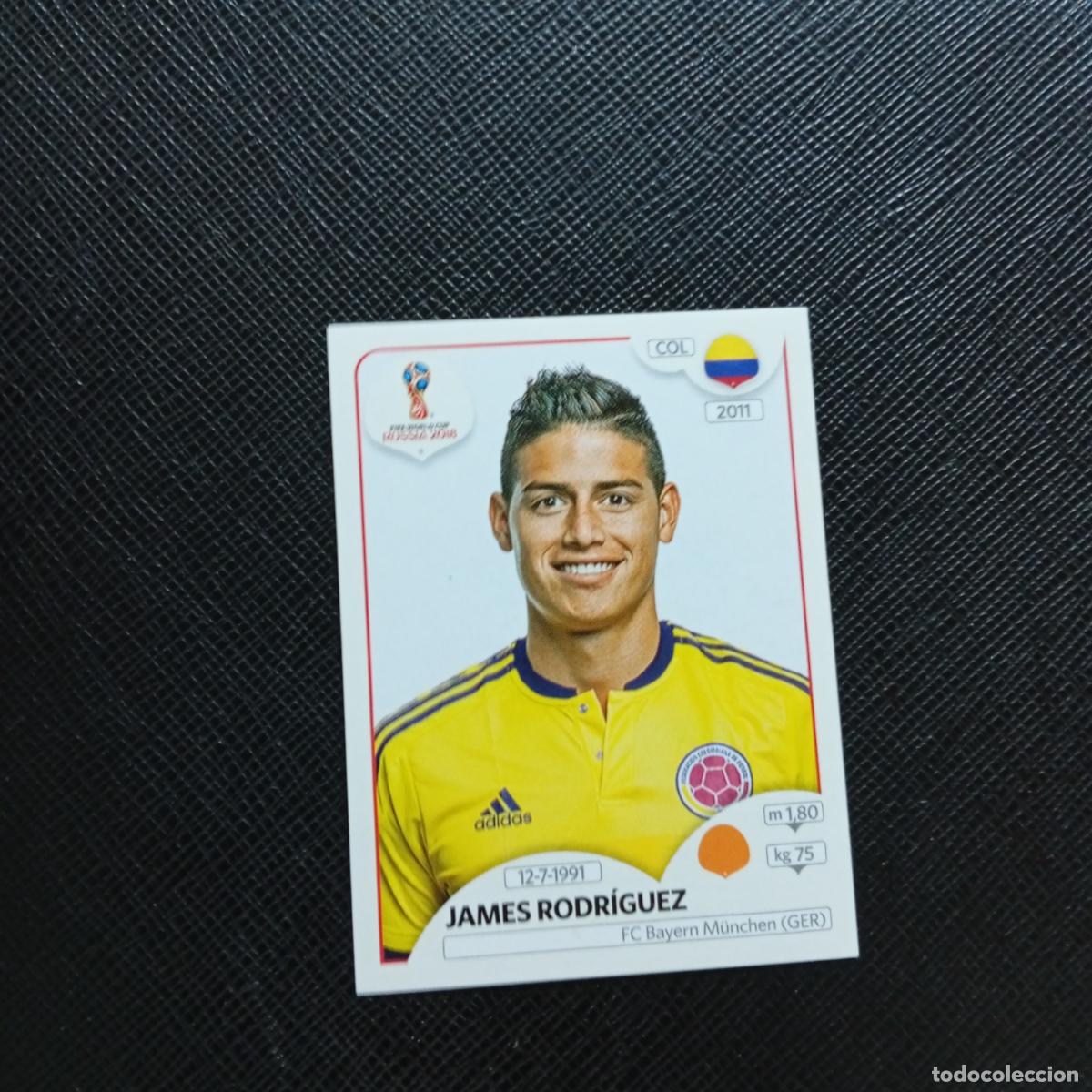 Cromos de Futebol: 643 JAMES RODRIGUEZ COLOMBIA PANINI MUNDIAL RUSIA 2018 CROMO FUTBOL 18 - SIN PEGAR - CJ2 ......