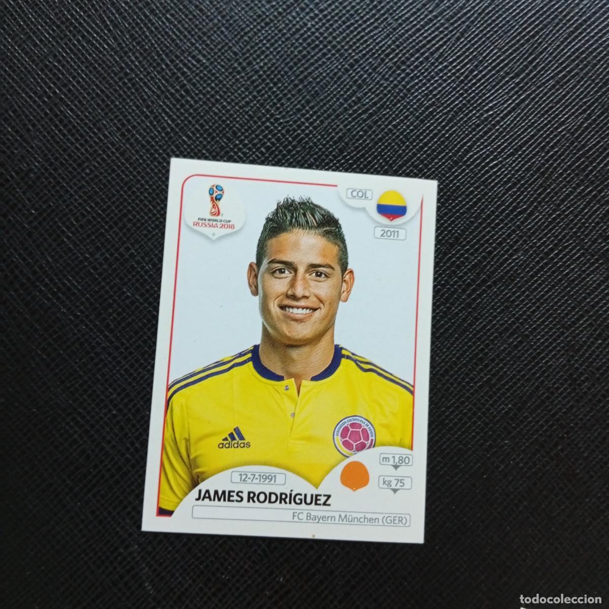 Cromos de Futebol: 643 JAMES RODRIGUEZ COLOMBIA PANINI MUNDIAL RUSIA 2018 CROMO FUTBOL 18 - SIN PEGAR - CJ2 .......