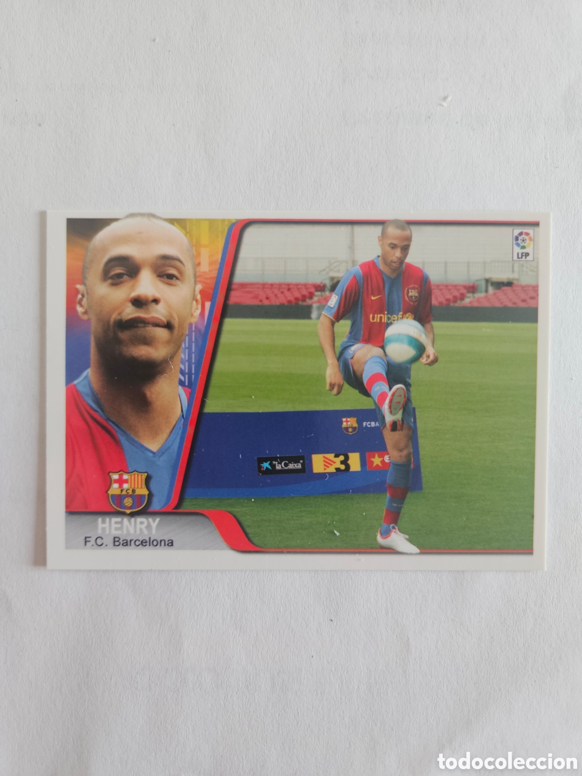 Cromos de Futebol: 36 HENRY F.C. BARCELONA CROMOS ALBUM EDICIONES ESTADIO MUNDICROMO LIGA FUTBOL 2007 2008 07 08
