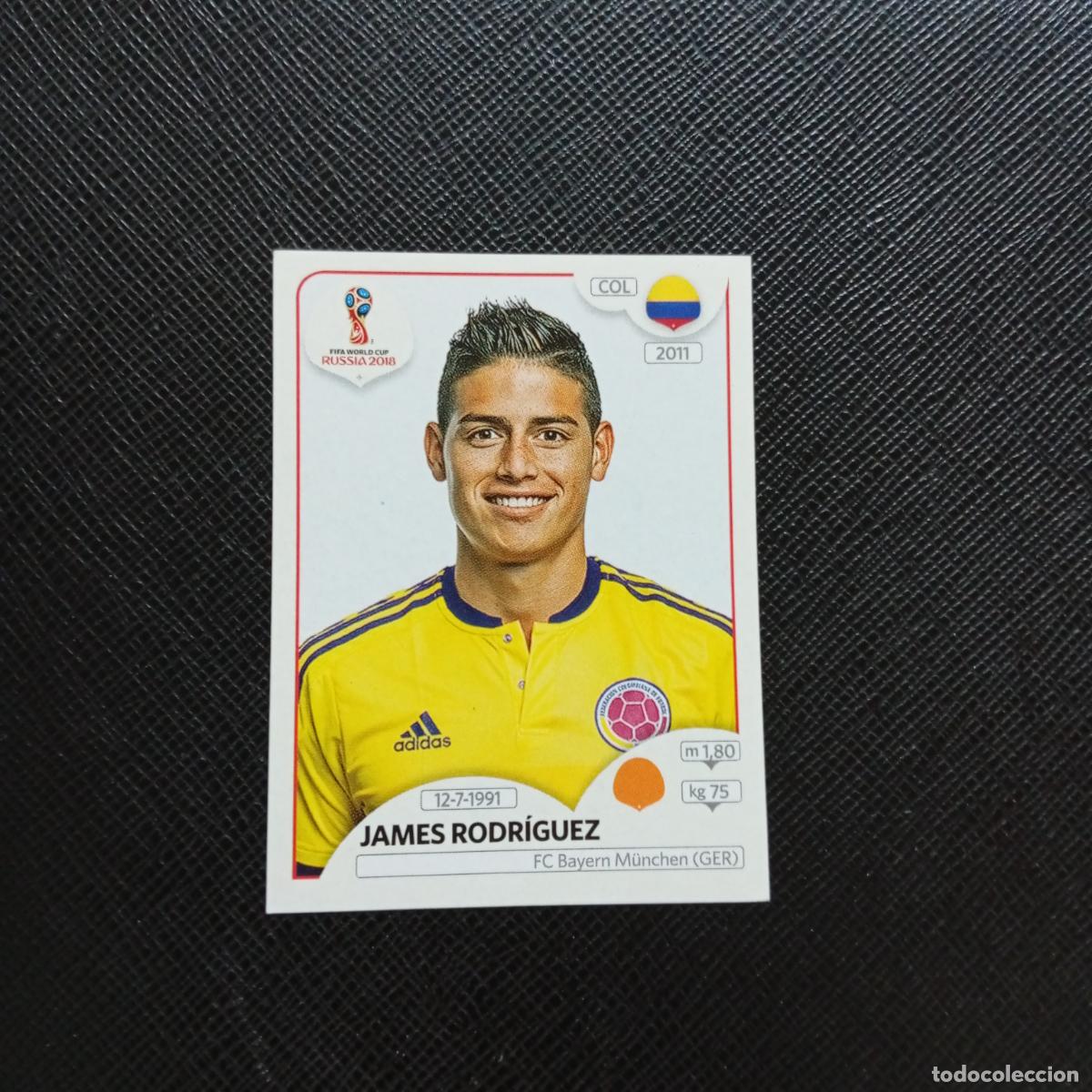 Cromos de Futebol: 643 JAMES RODRIGUEZ COLOMBIA PANINI MUNDIAL RUSIA 2018 CROMO FUTBOL 18 - SIN PEGAR - CJ2 ........