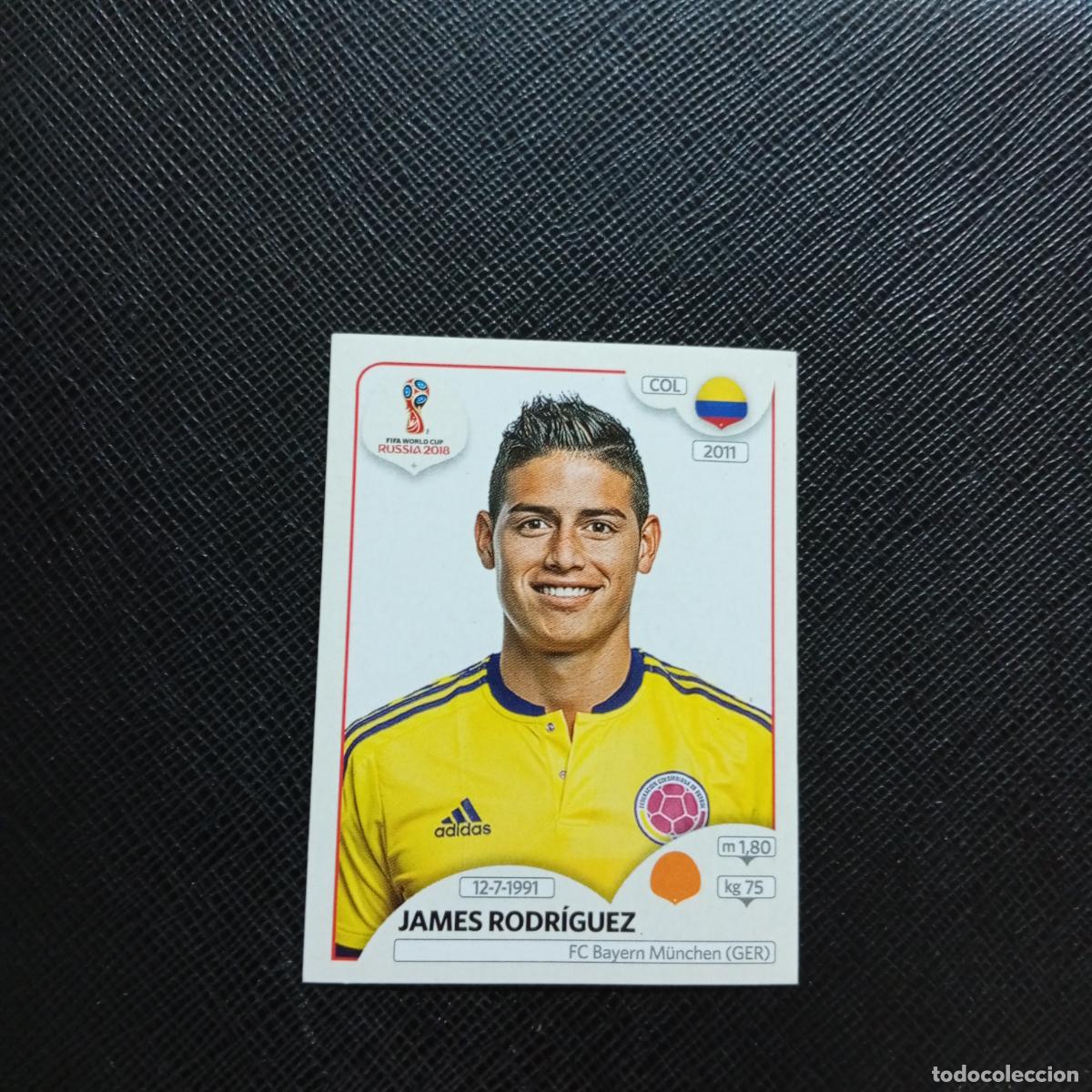 Cromos de Futebol: 643 JAMES RODRIGUEZ COLOMBIA PANINI MUNDIAL RUSIA 2018 CROMO FUTBOL 18 - SIN PEGAR - CJ2 .........