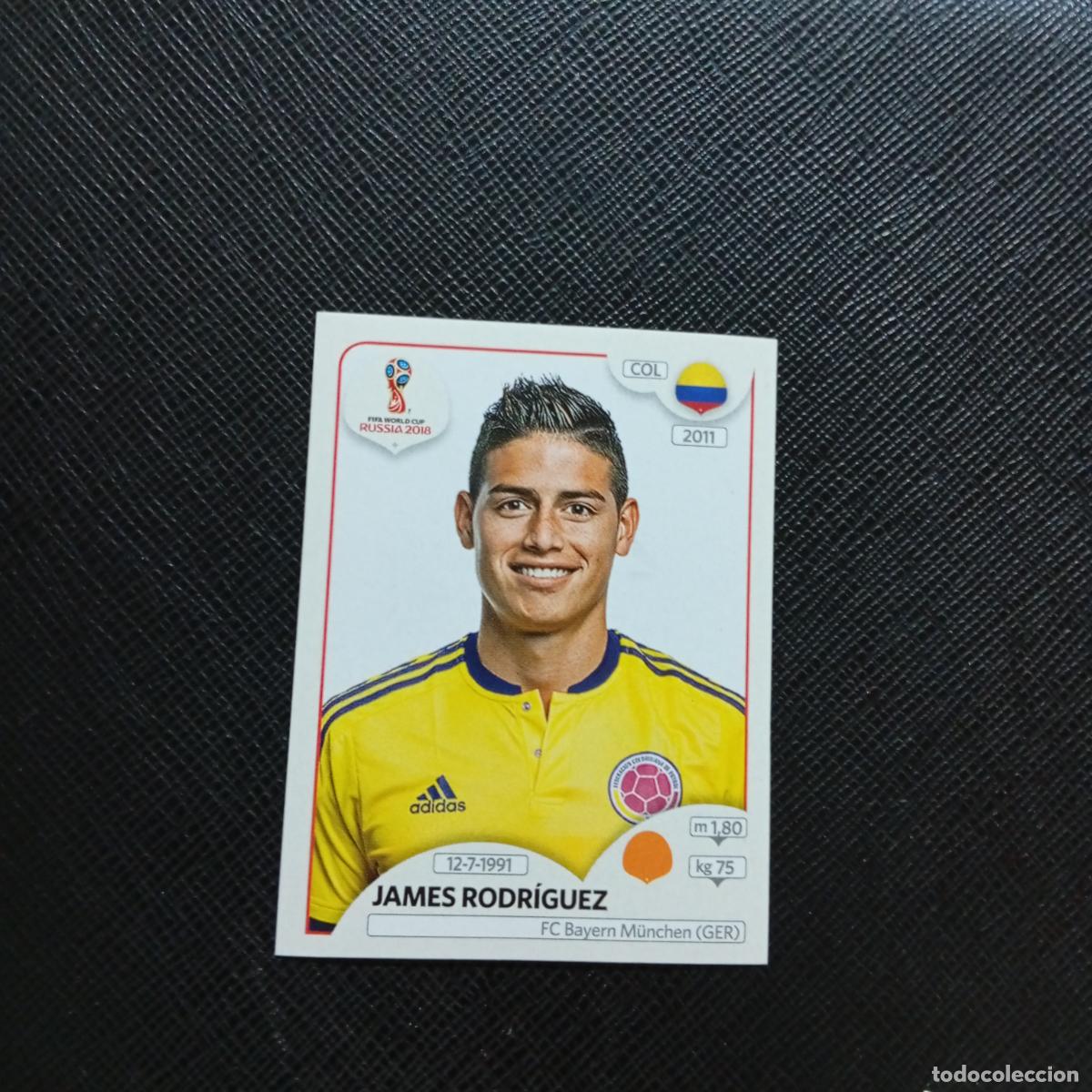 Cromos de Futebol: 643 JAMES RODRIGUEZ COLOMBIA PANINI MUNDIAL RUSIA 2018 CROMO FUTBOL 18 - SIN PEGAR - CJ2 .........