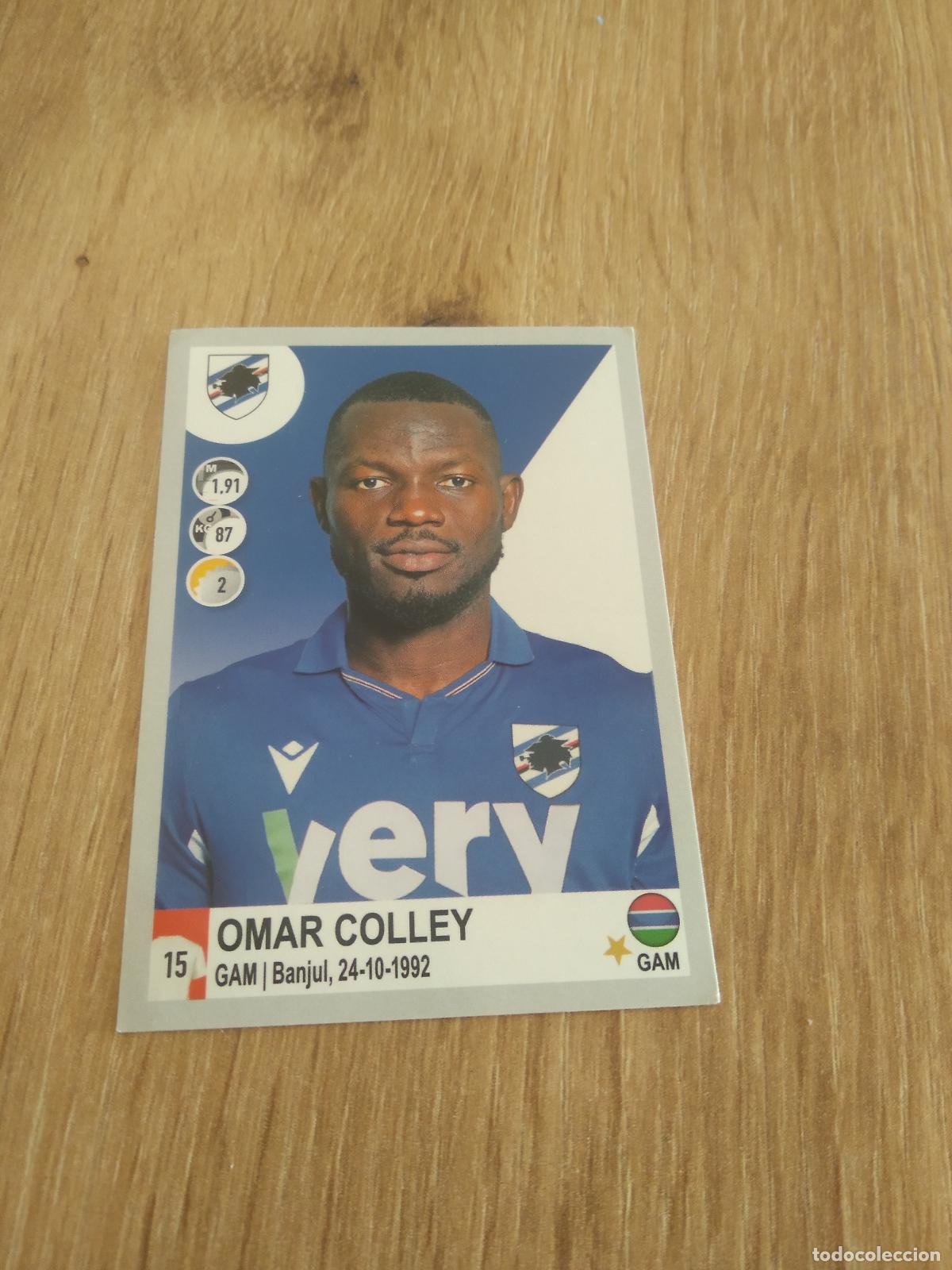 Cromos de Futebol: 427 OMAR COLLEY SAMPDORIA CROMO FUTBOL PANINI LIGA ITALIA 20-21 CALCIATORI 2020-2021