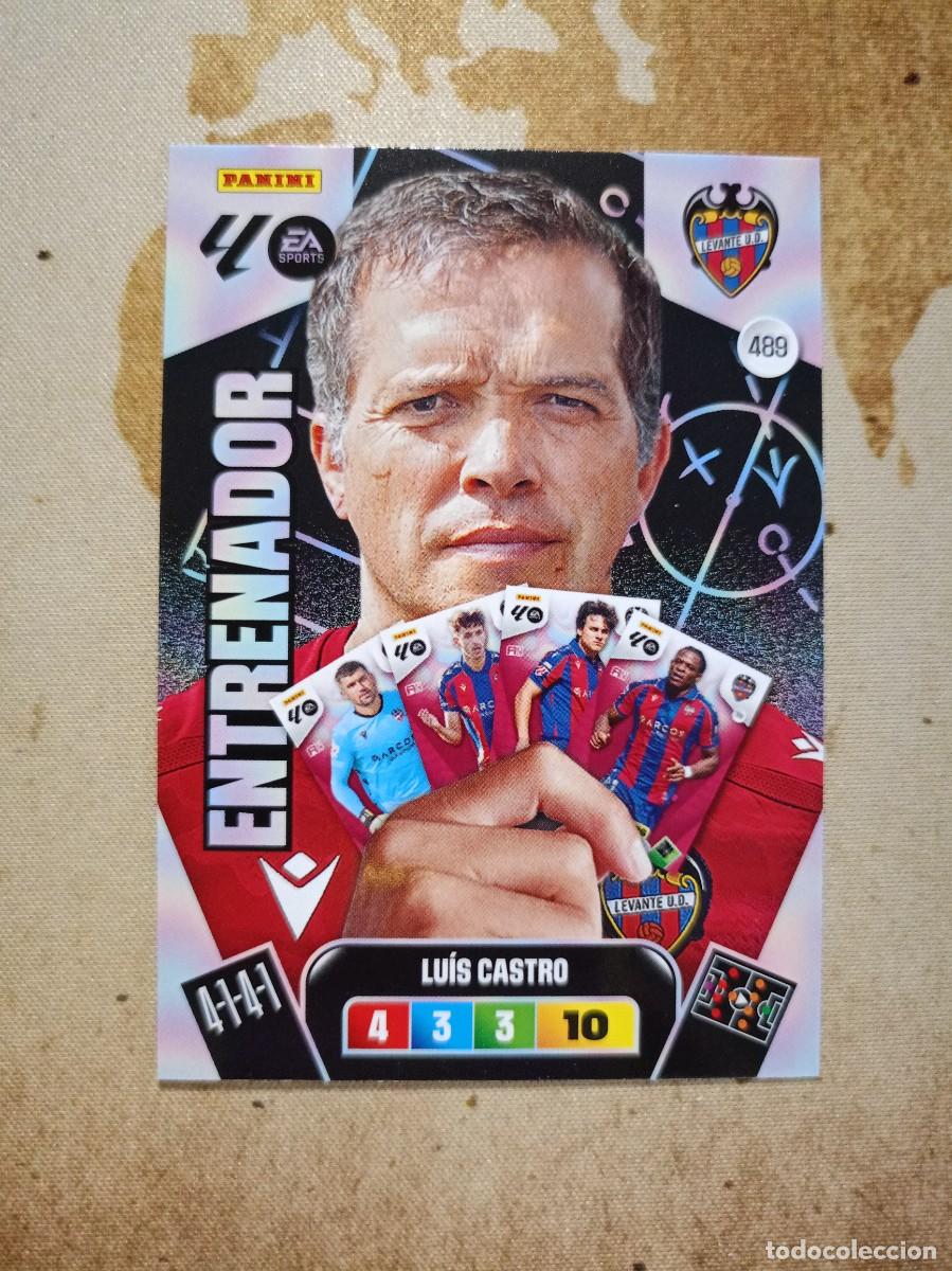 Cromos de Futebol: Entrenador 489 LU&Iacute;S CASTRO Adrenalyn 2025-26