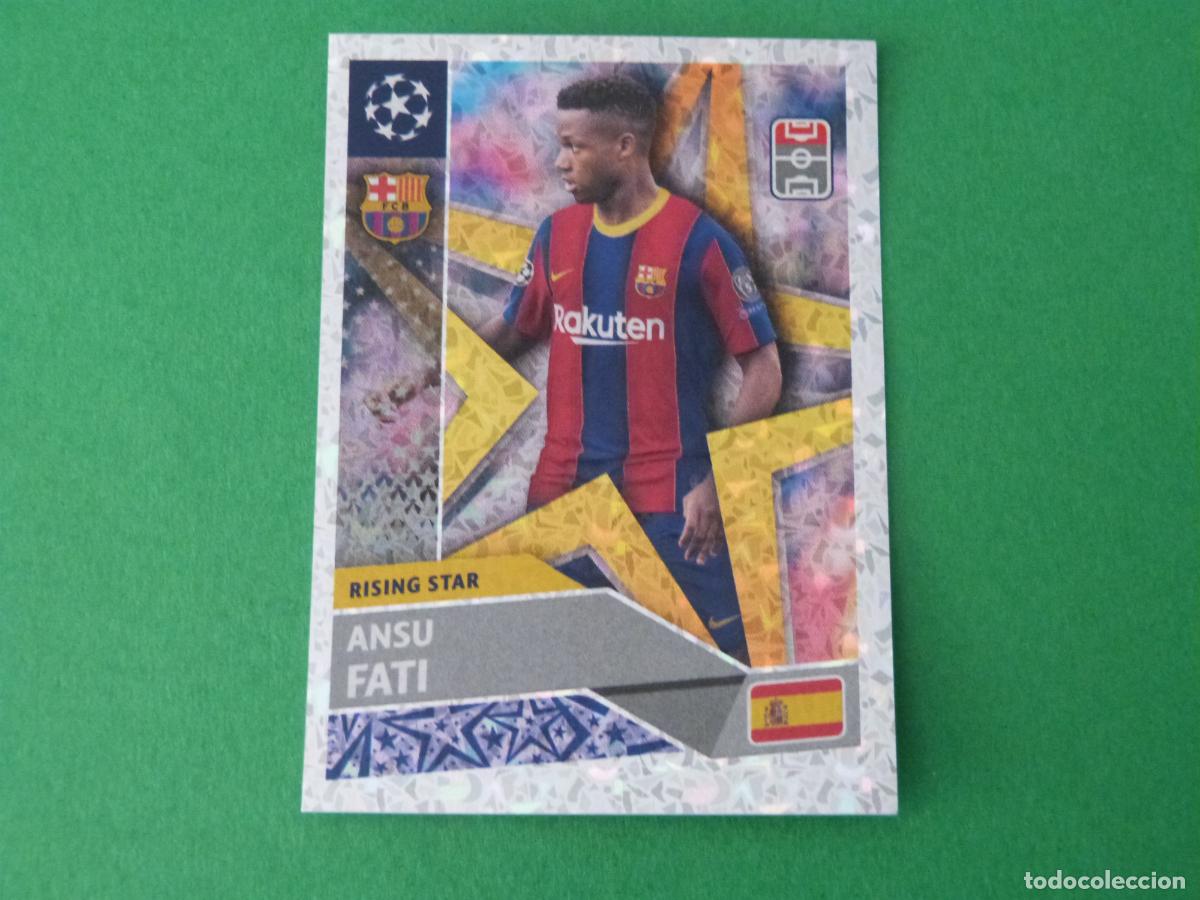 Cromos de Futebol: CROMO FUTBOL ANSU FATI F.C. BARCELONA SIN PEGAR N&ordm; 3 CHAMPIONS LEAGUE 2020-2021/20-21 TOPPS