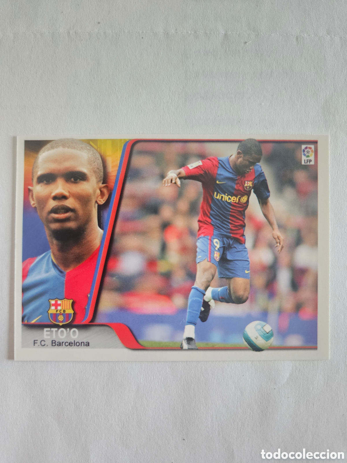 Cromos de Futebol: 35 ETO'O ETOO F.C. BARCELONA CROMOS EDICIONES ESTADIO MUNDICROMO LIGA FUTBOL 2007 2008 07 08