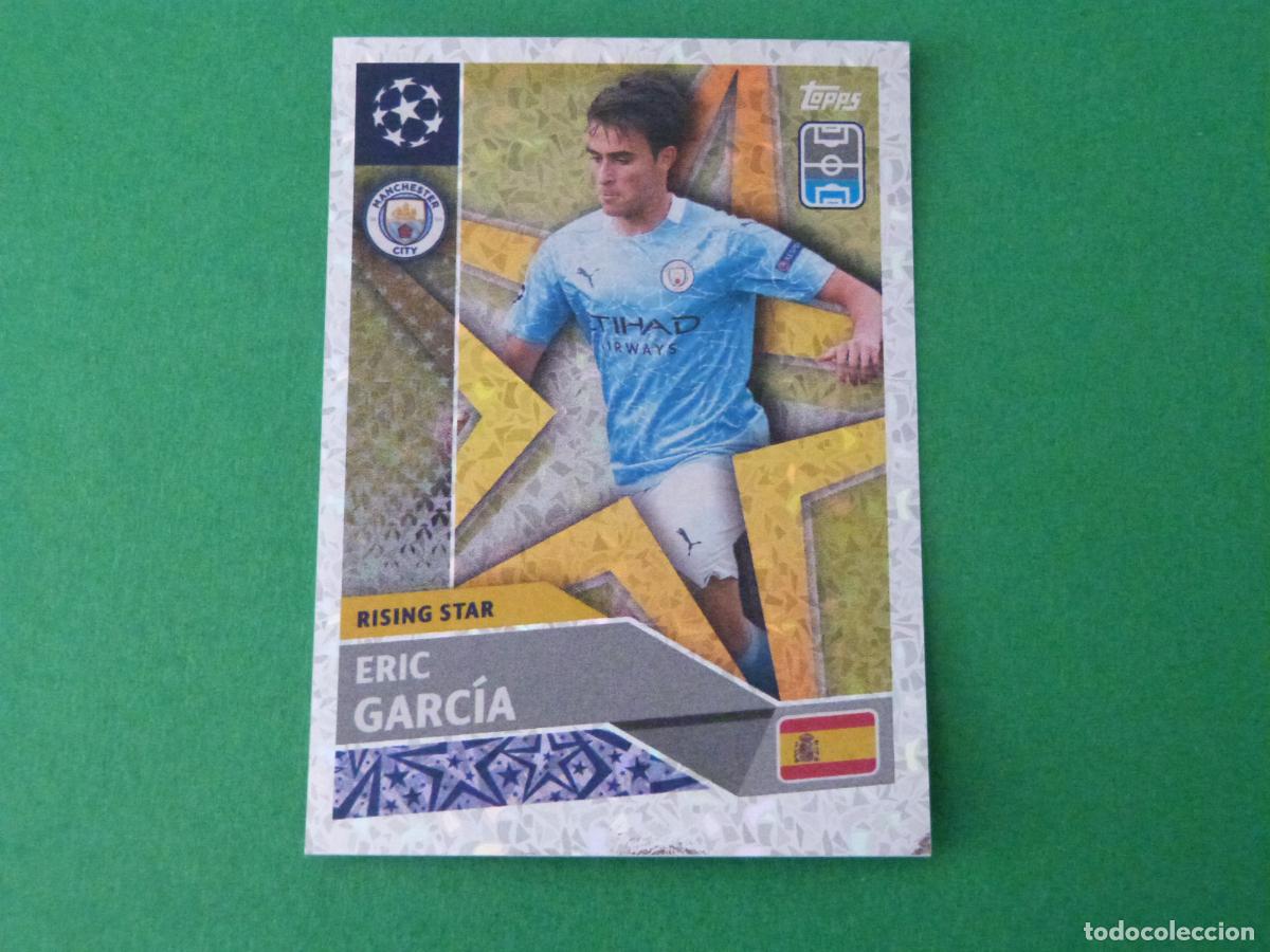 Cartes &agrave; collectionner de Football: CROMO FUTBOL ERIC GARCIA MANCHESTER CITY SIN PEGAR N&ordm; 4 CHAMPIONS LEAGUE 2020-2021/20-21 TOPPS