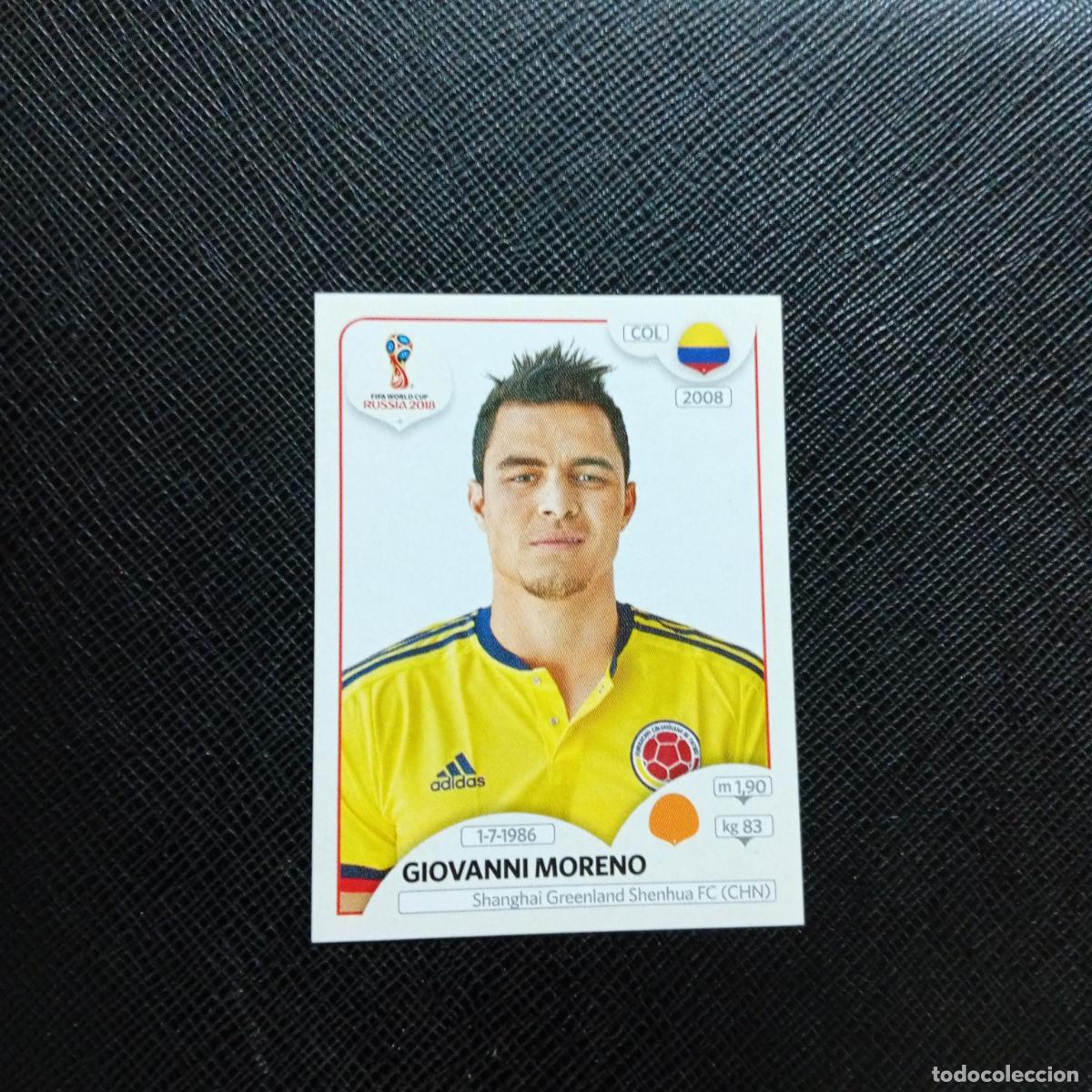 Cartes &agrave; collectionner de Football: 644 MORENO COLOMBIA PANINI MUNDIAL RUSIA 2018 CROMO FUTBOL 18 - SIN PEGAR - CJ2 .........