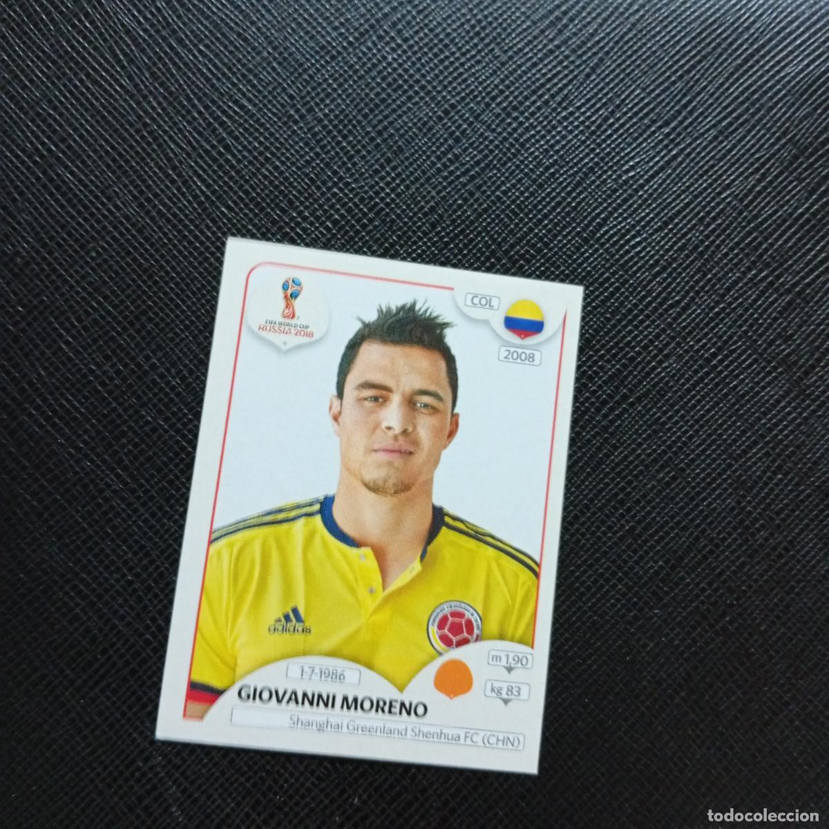 Cartes &agrave; collectionner de Football: 644 MORENO COLOMBIA PANINI MUNDIAL RUSIA 2018 CROMO FUTBOL 18 - SIN PEGAR - CJ2